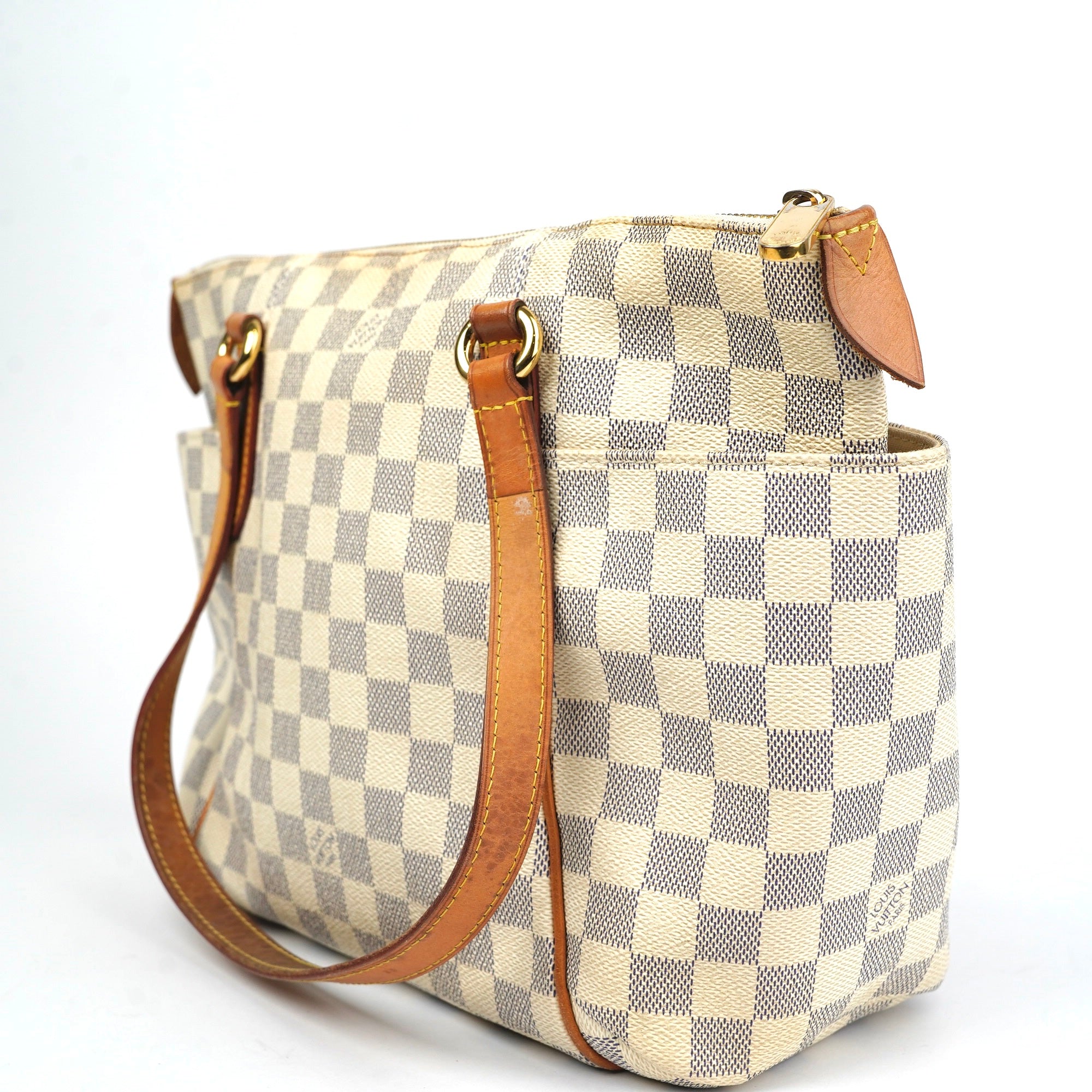 J1406 Louis Vuitton Totally MM in Damier Azur- Pre Owned