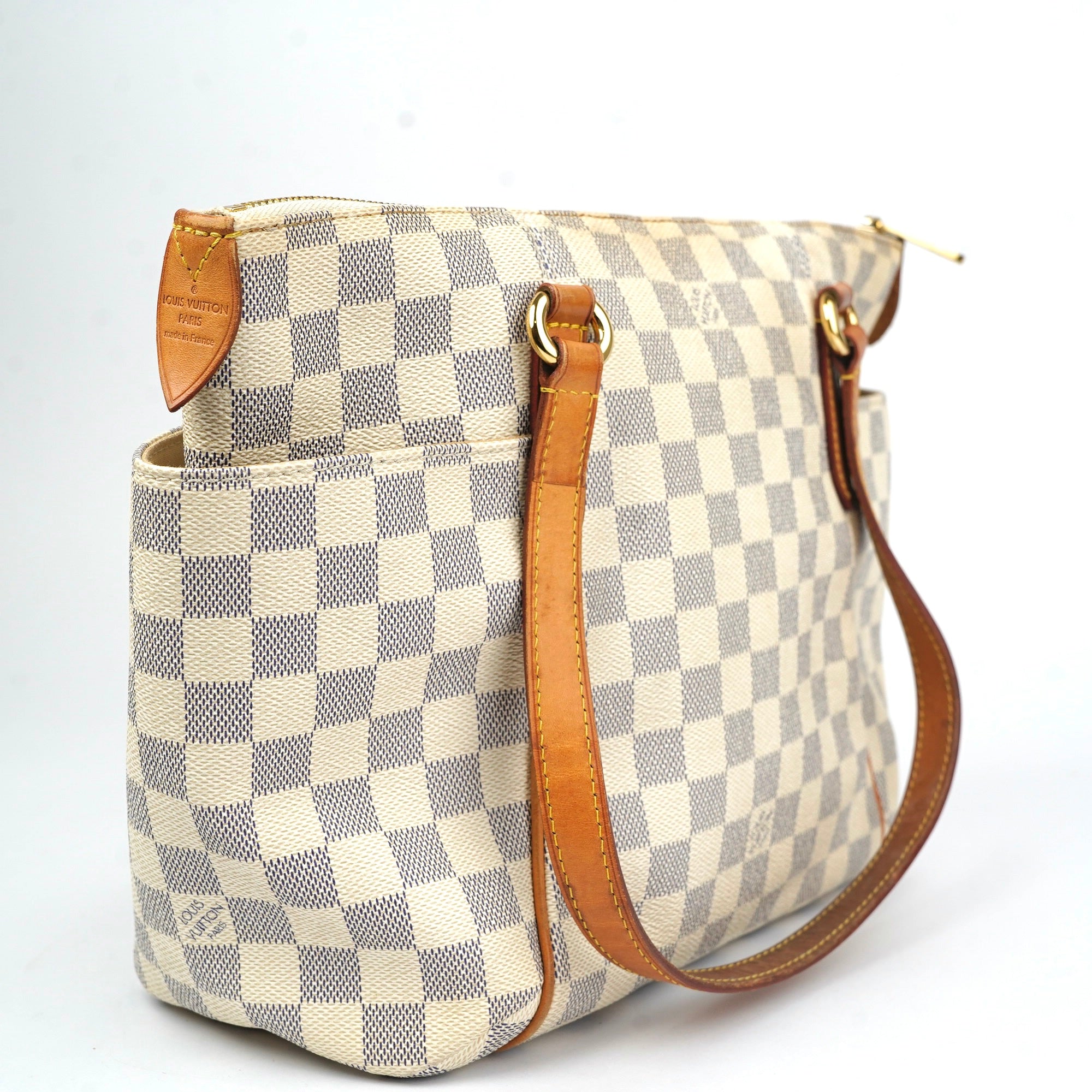 J1406 Louis Vuitton Totally MM in Damier Azur- Pre Owned