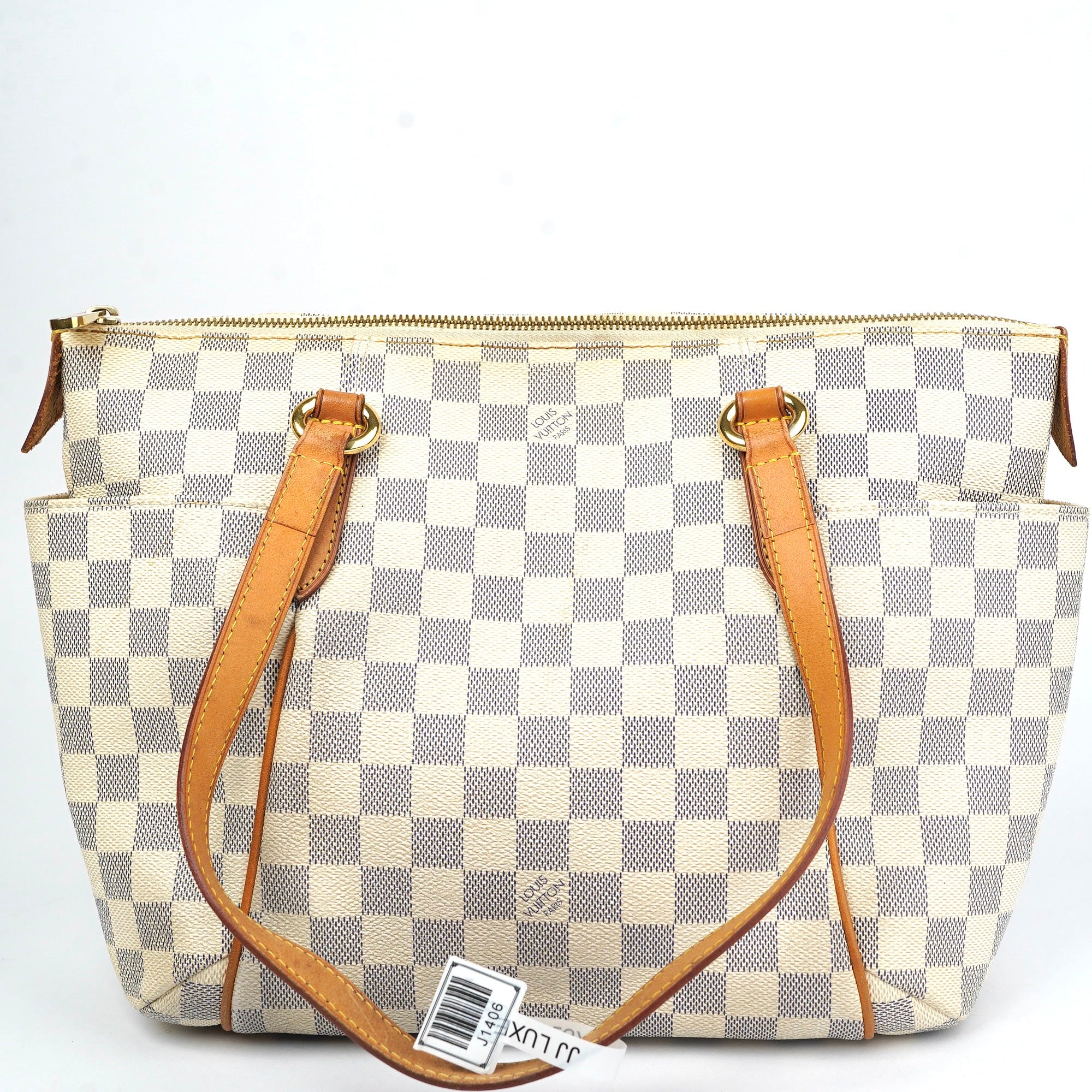 J1406 Louis Vuitton Totally MM in Damier Azur- Pre Owned