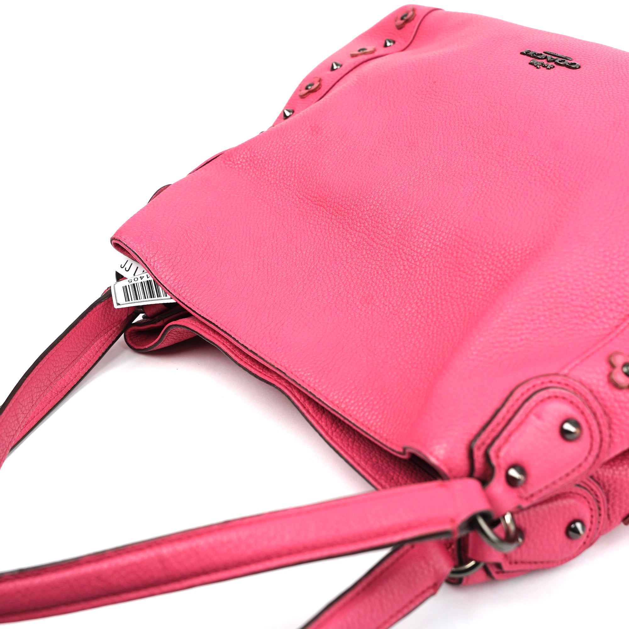 J1405 Coach Edie 31 shoulder bag-hot pink- Pre Owned