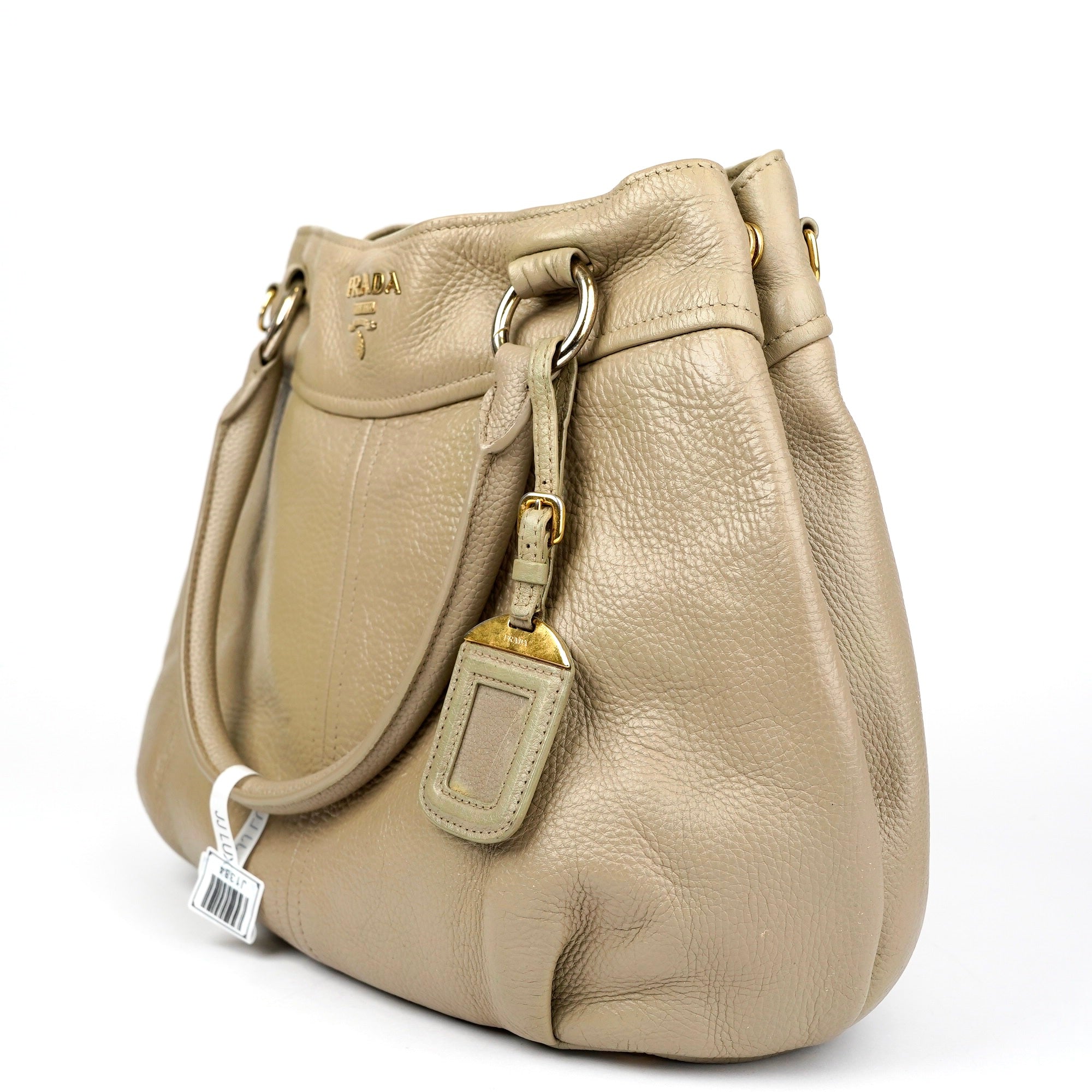 J1384 Prada Vitello Daino Leather Shoulder Bag- Pre Owned