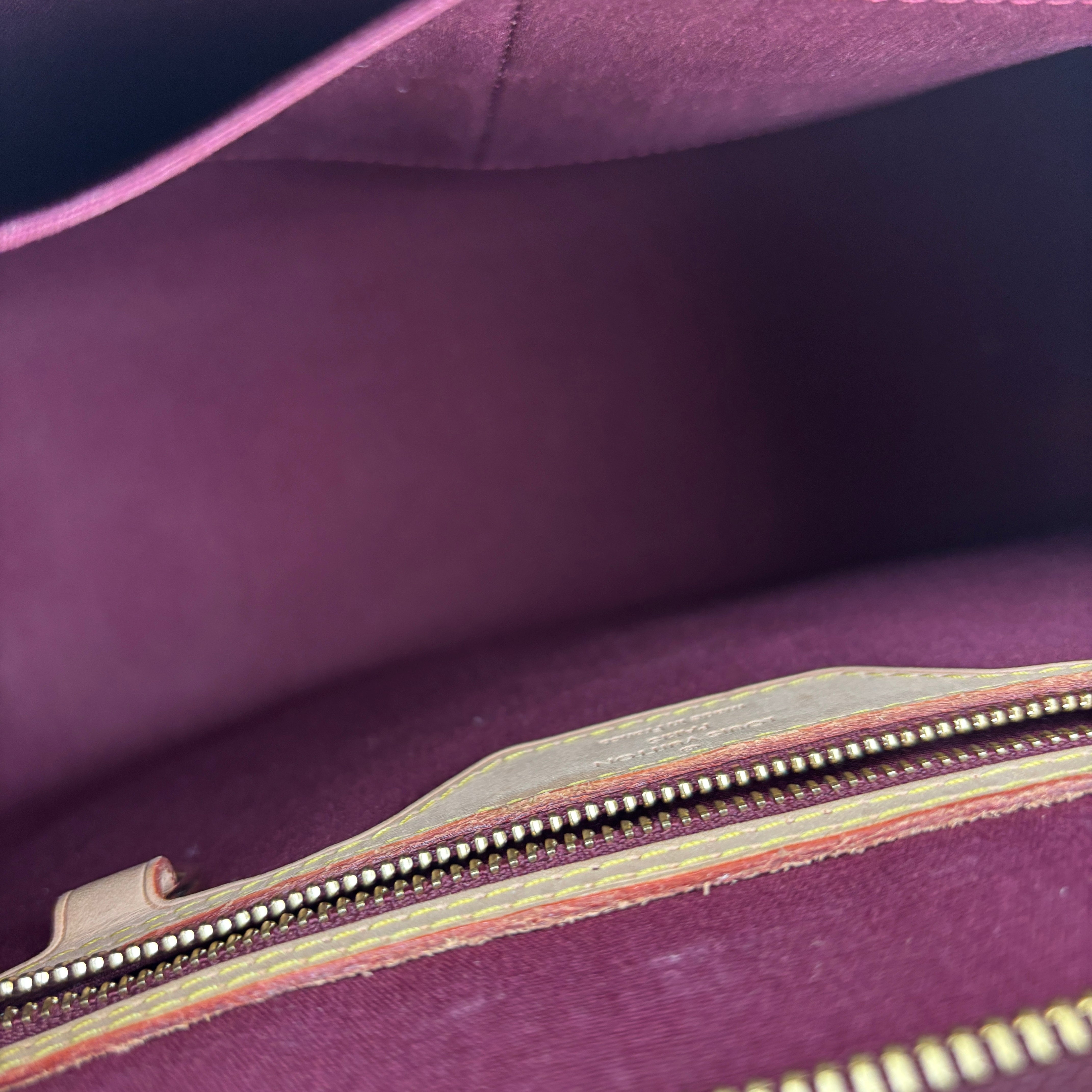 J3680-Louis Vuitton Monogram Vernis Brea MM satchel- Pre Owned