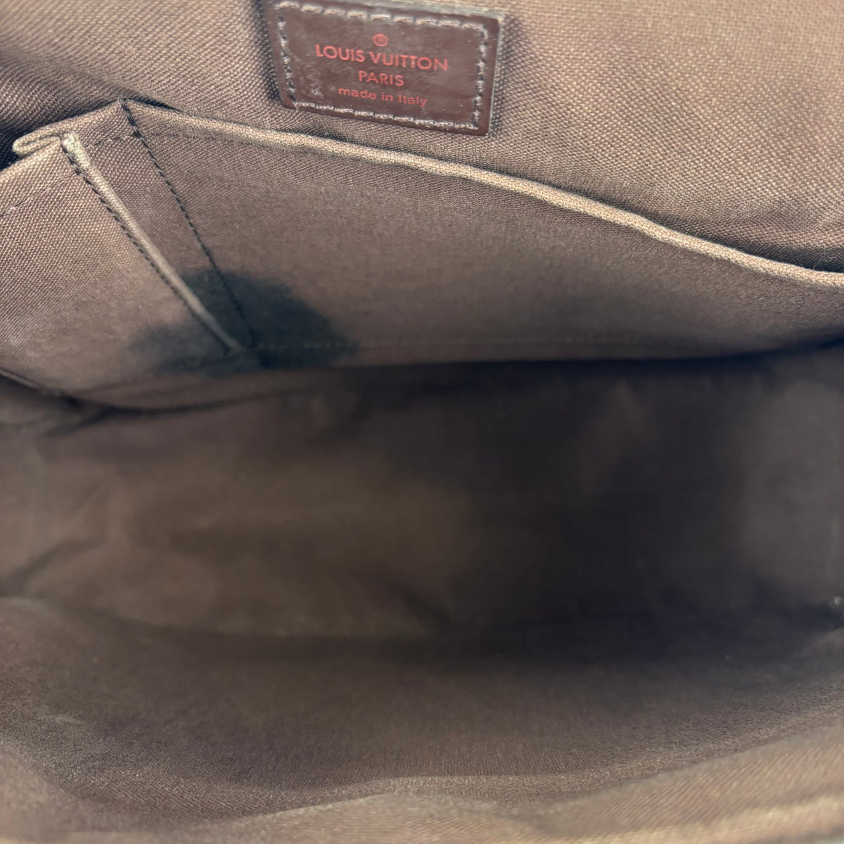 Louis Vuitton Damier Ebene Bastille Messenger PM Messenger Bag J3139 | Pre-Owned Like New Brown Damier Ebene Canvas