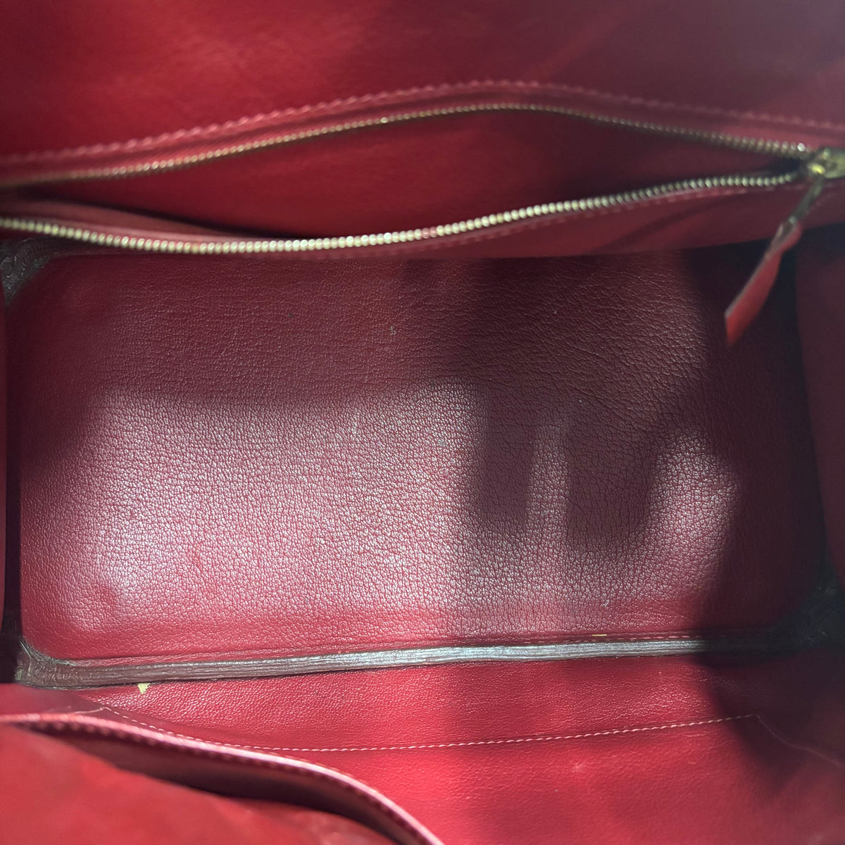 J3215 Hermes Top Handle Bag Birkin 30 | Pre-Owned Like New Vermillion Togo leather