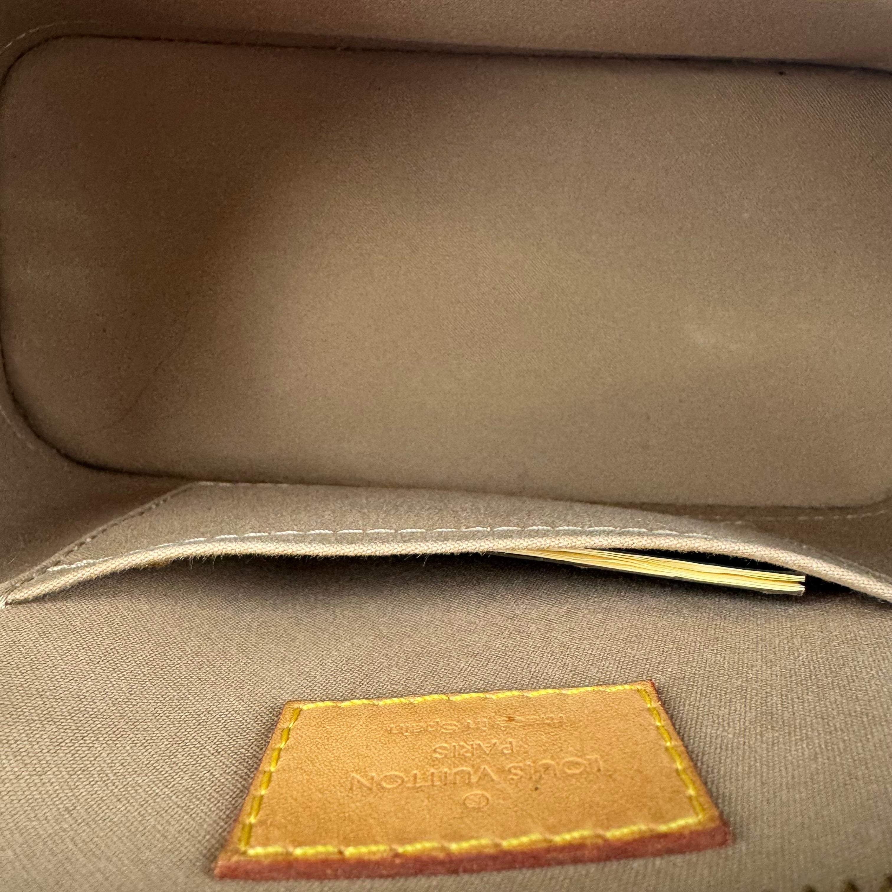 Louis Vuitton Monogram Vernis Alma BB satchel Top Handle Bag J3178 | Pre-Owned Excellent Brown Monogram Canvas