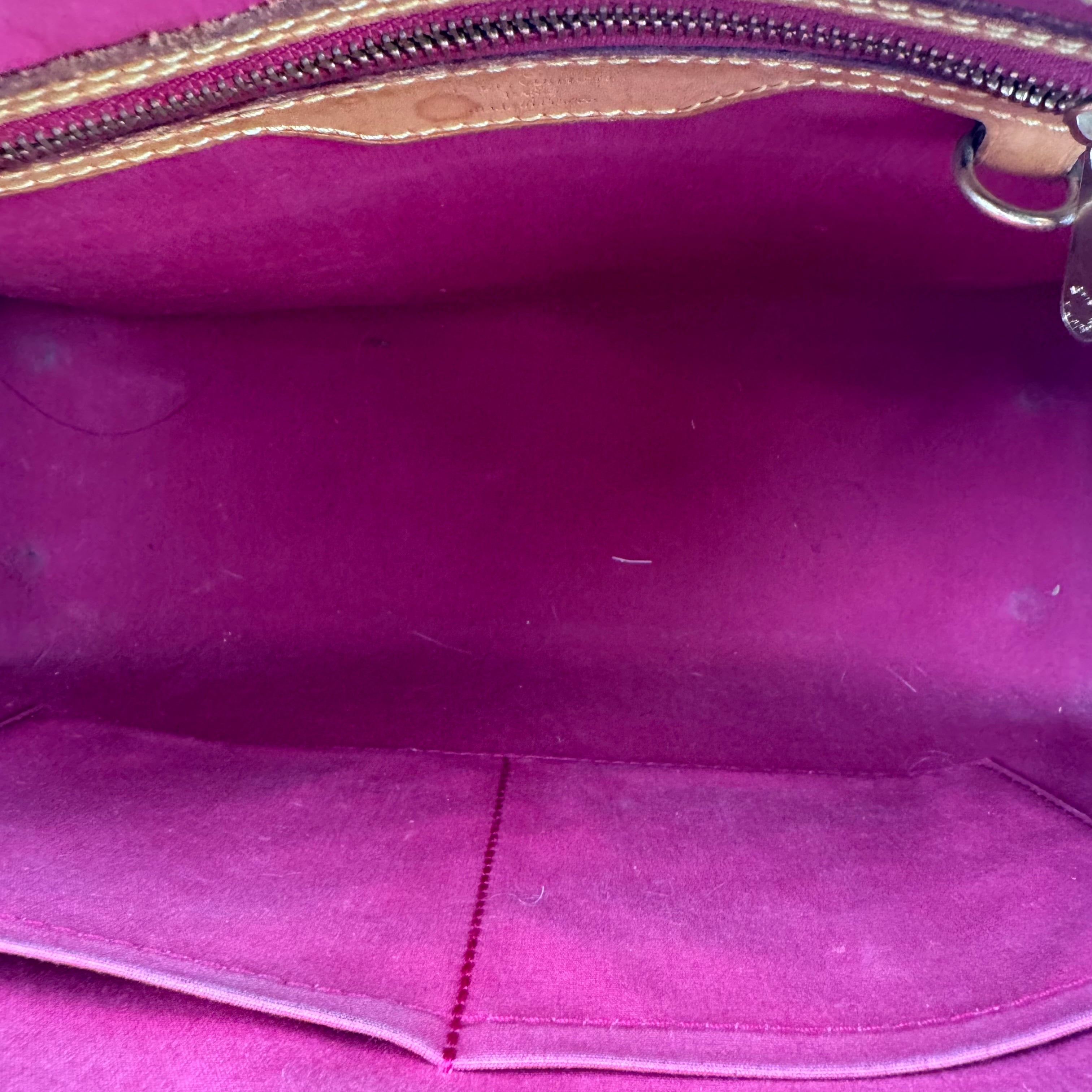Louis Vuitton Monogram Vernis Brea MM satchel Shoulder Bag J3175 | Pre-Owned Very Good Brown Monogram Canvas