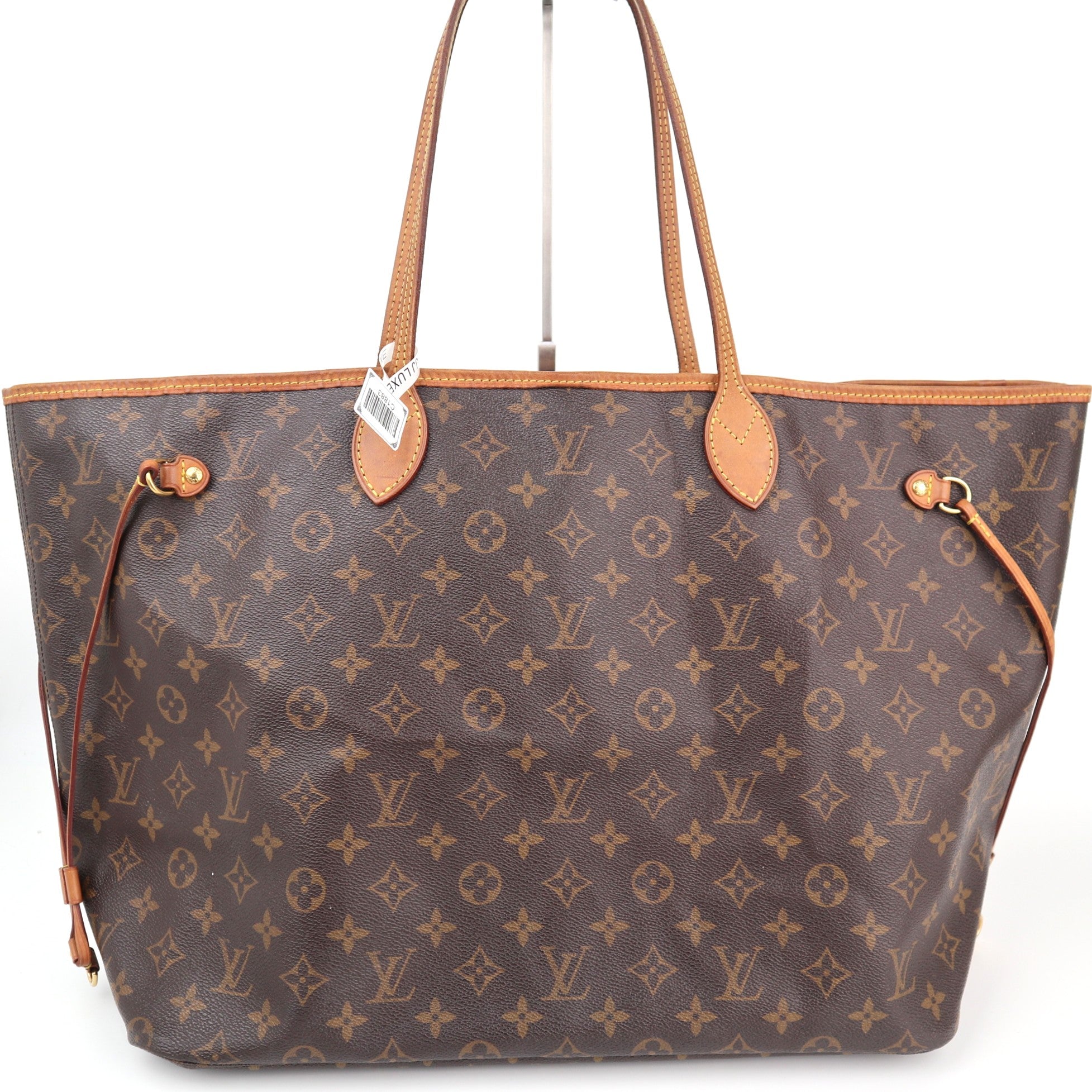 Louis Vuitton Monogram Canvas Neverfull GM Shoulder Bag C1883 | Pre-Owned Very Good Brown Monogram Coated canvas, leather trim