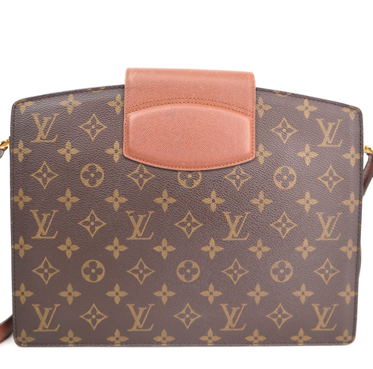 C2805 Louis Vuitton Crossbody Bag Vintage Monogram Courcelles | Pre-Owned Very Good Brown Monogram Canvas