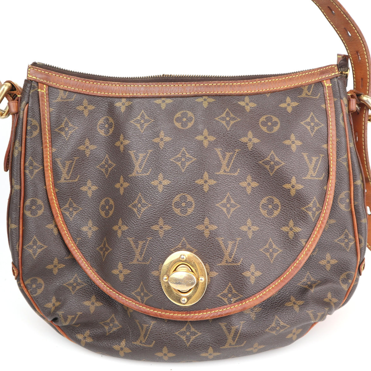 C2806 Louis Vuitton Shoulder Bag Monogram Tulum GM | Pre-Owned Very Good Brown Monogram Canvas