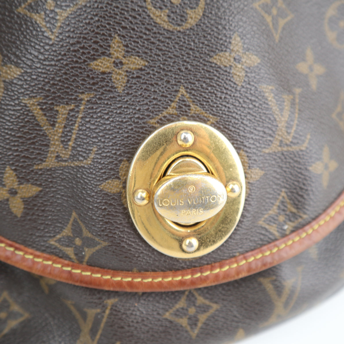 C2806 Louis Vuitton Shoulder Bag Monogram Tulum GM | Pre-Owned Very Good Brown Monogram Canvas