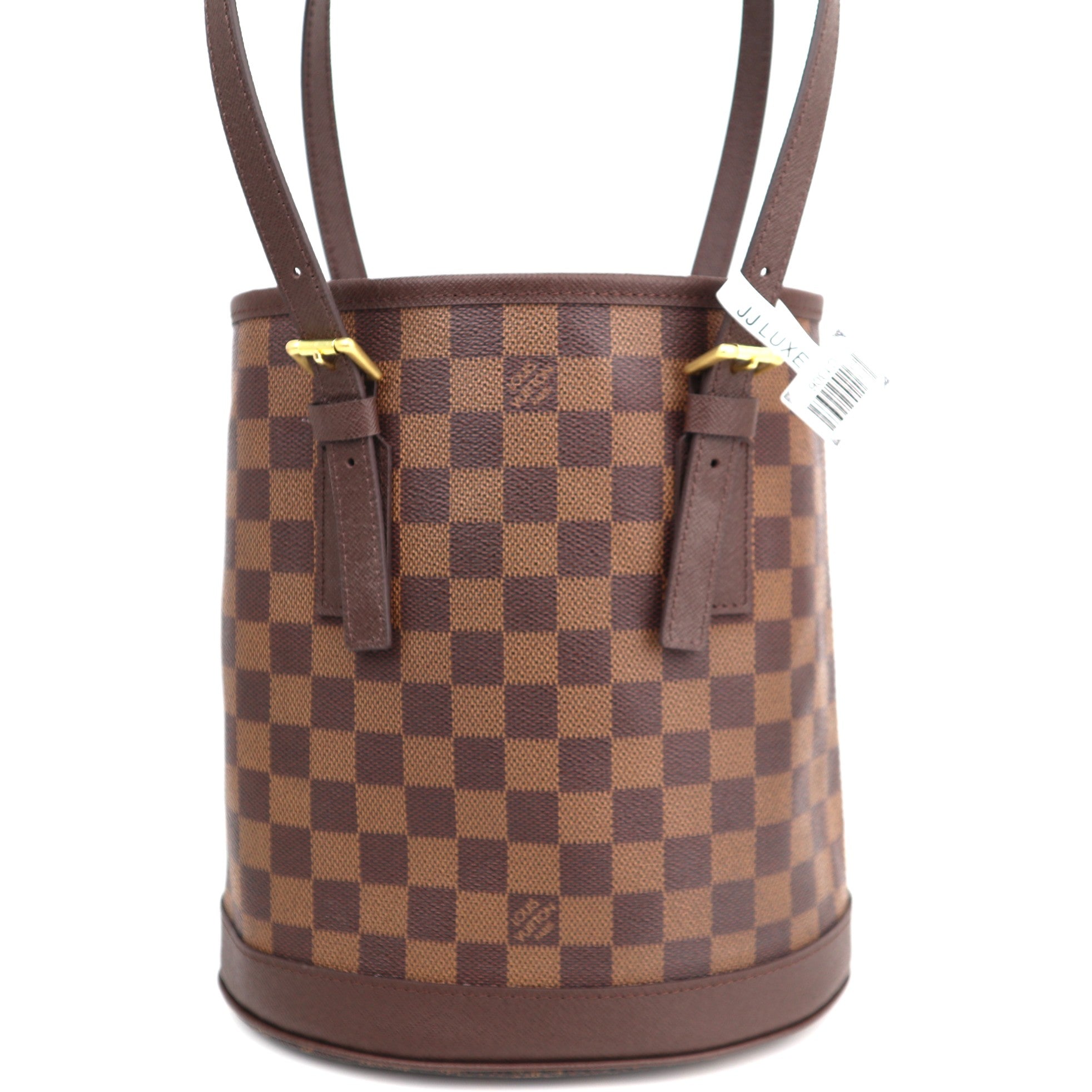 C1306 Louis Vuitton Damier Ebene Bucket PM Shoulder Bag-Pre Owned