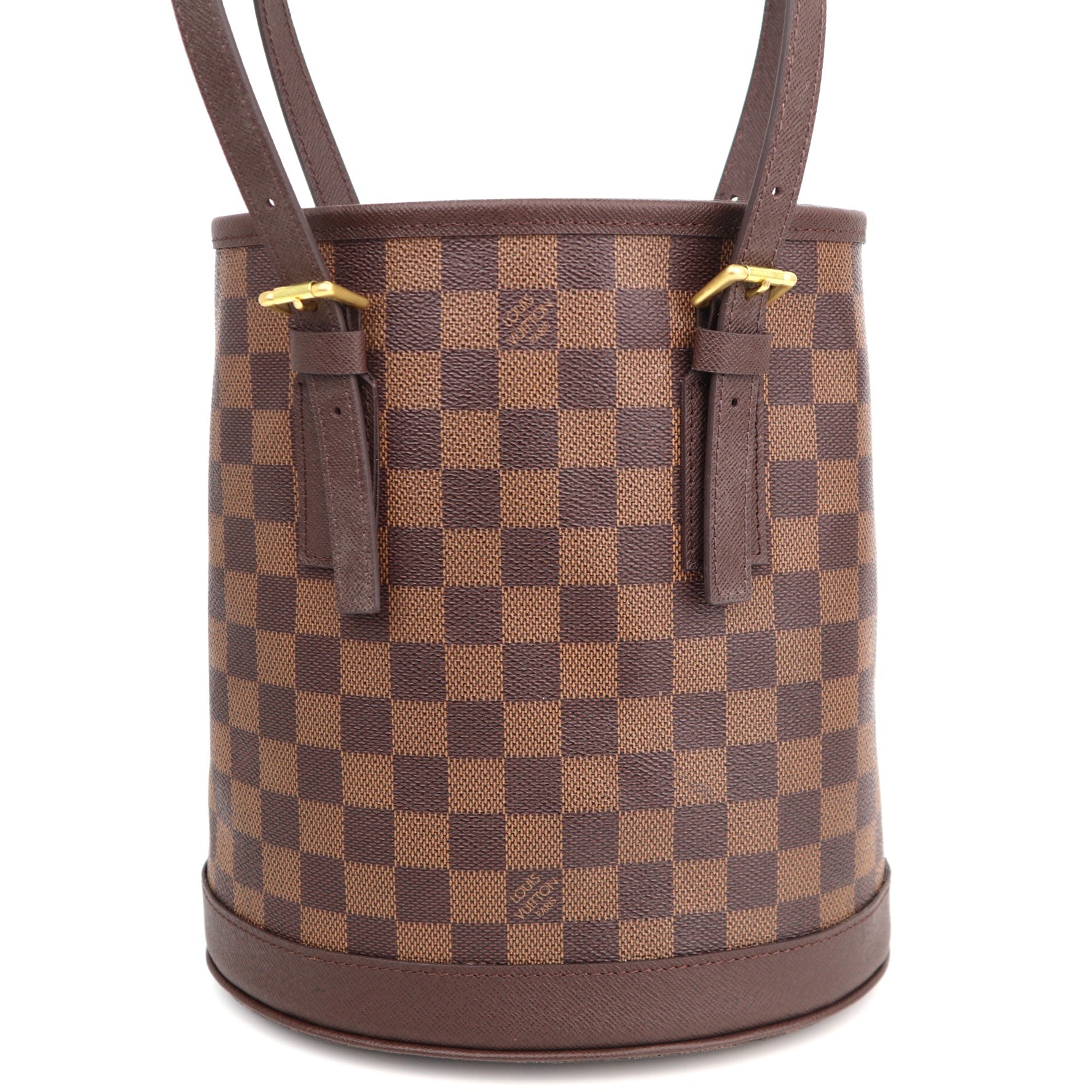 C1306 Louis Vuitton Damier Ebene Bucket PM Shoulder Bag-Pre Owned