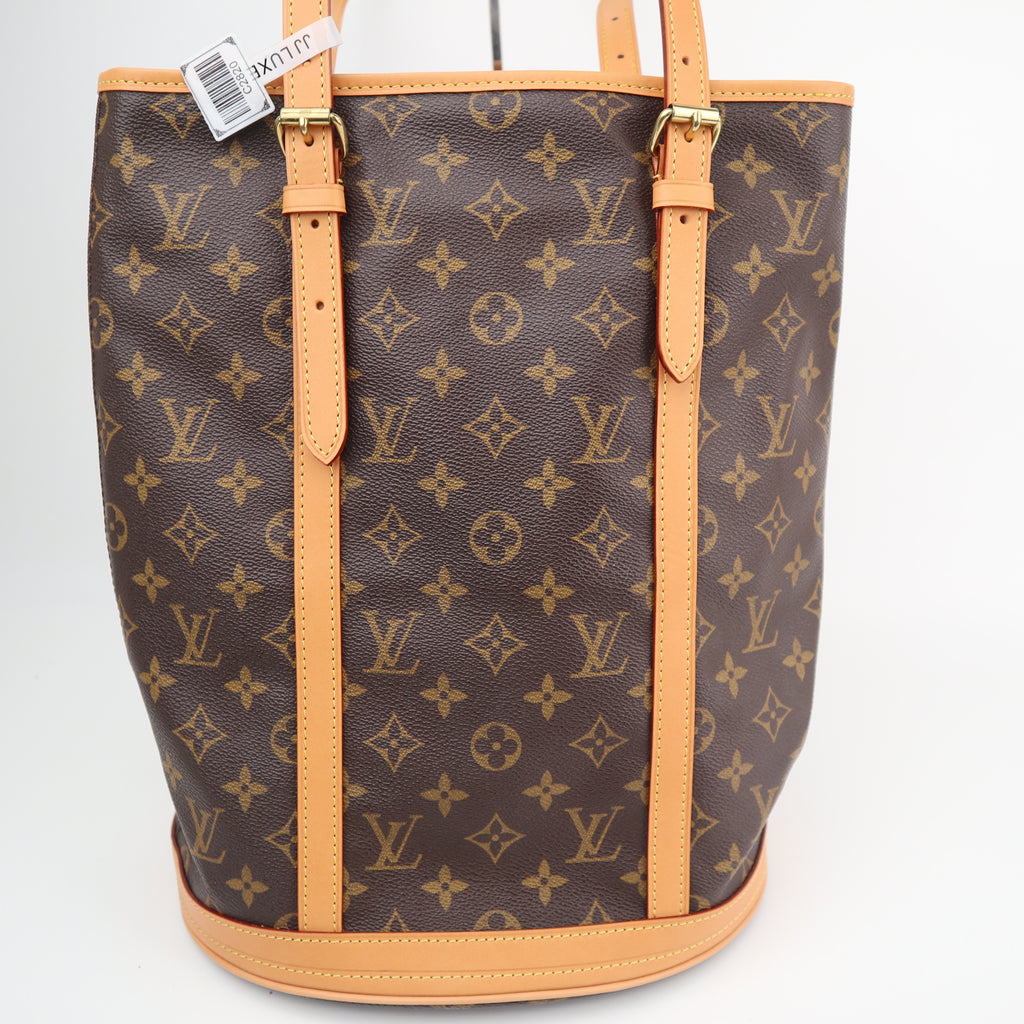C2820R Louis Vuitton Bucket Bag Monogram Bucket GM | Pre-Owned Excellent Brown Monogram Canvas