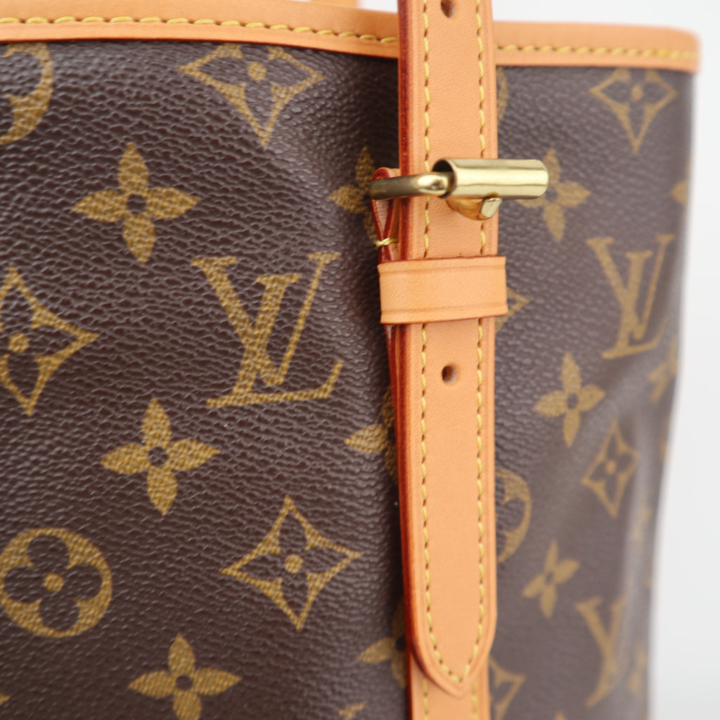 C2820R Louis Vuitton Bucket Bag Monogram Bucket GM | Pre-Owned Excellent Brown Monogram Canvas