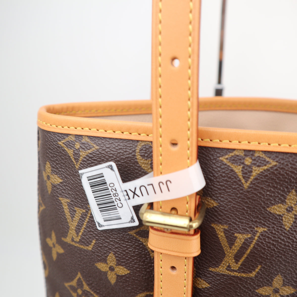 C2820R Louis Vuitton Bucket Bag Monogram Bucket GM | Pre-Owned Excellent Brown Monogram Canvas