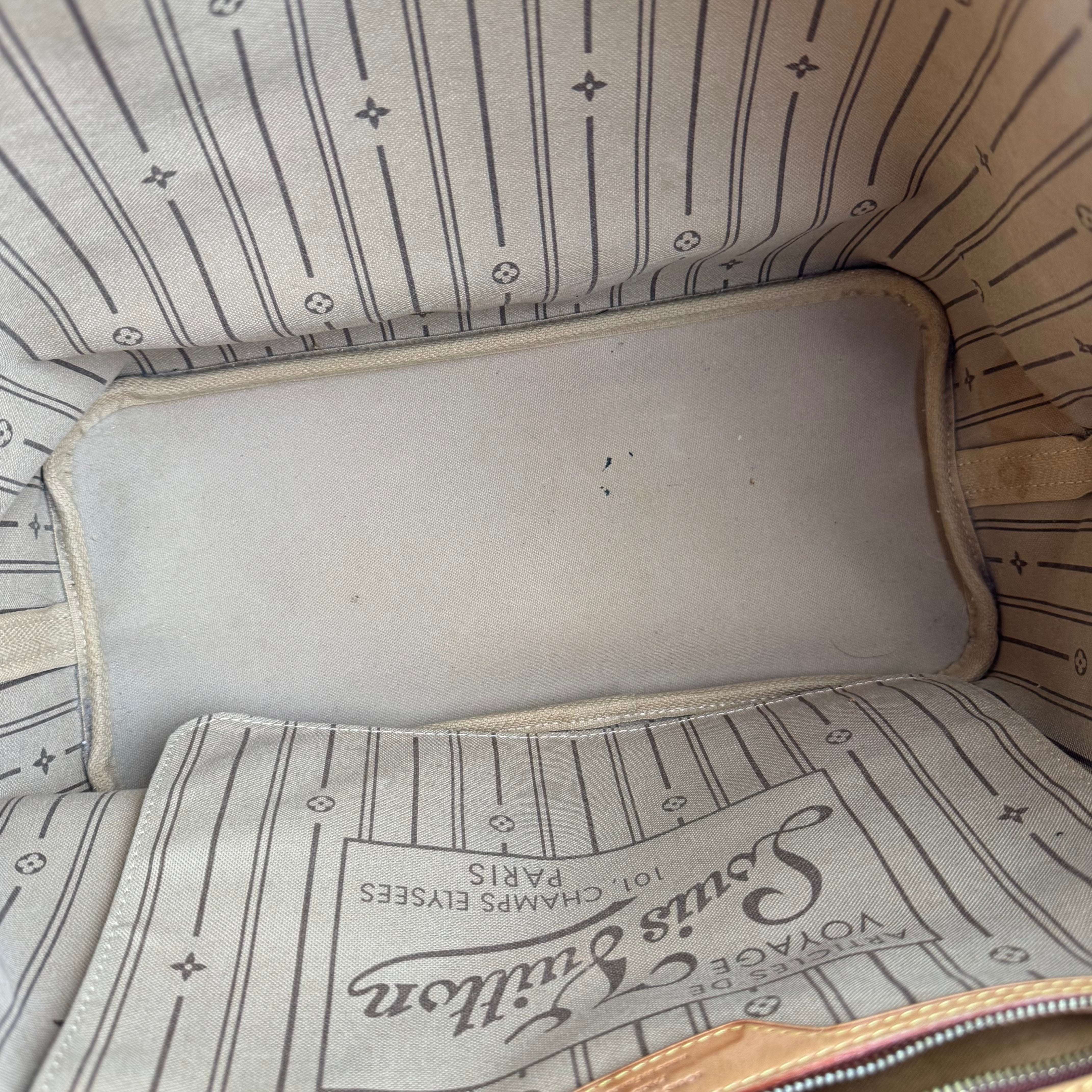 J3698 Louis Vuitton Monogram Neverfull Tote Bag- Pre Owned