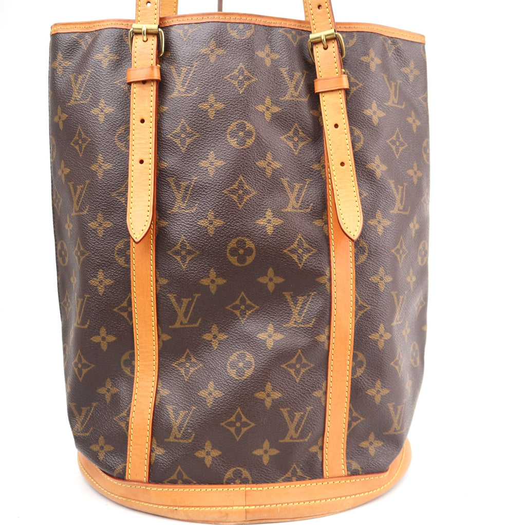 C2821R Louis Vuitton Bucket Bag Monogram Bucket GM | Pre-Owned Very Good Brown Monogram Canvas
