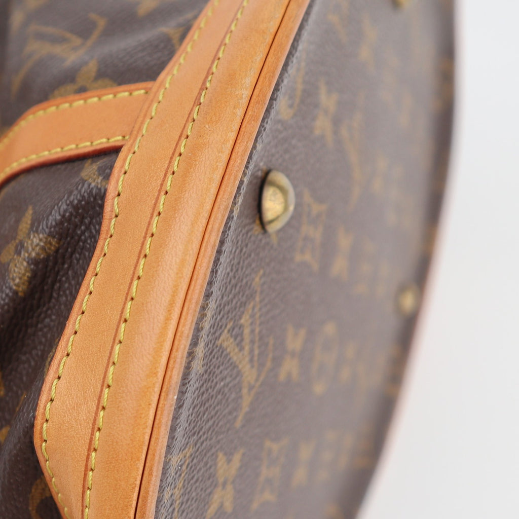 C2821R Louis Vuitton Bucket Bag Monogram Bucket GM | Pre-Owned Very Good Brown Monogram Canvas