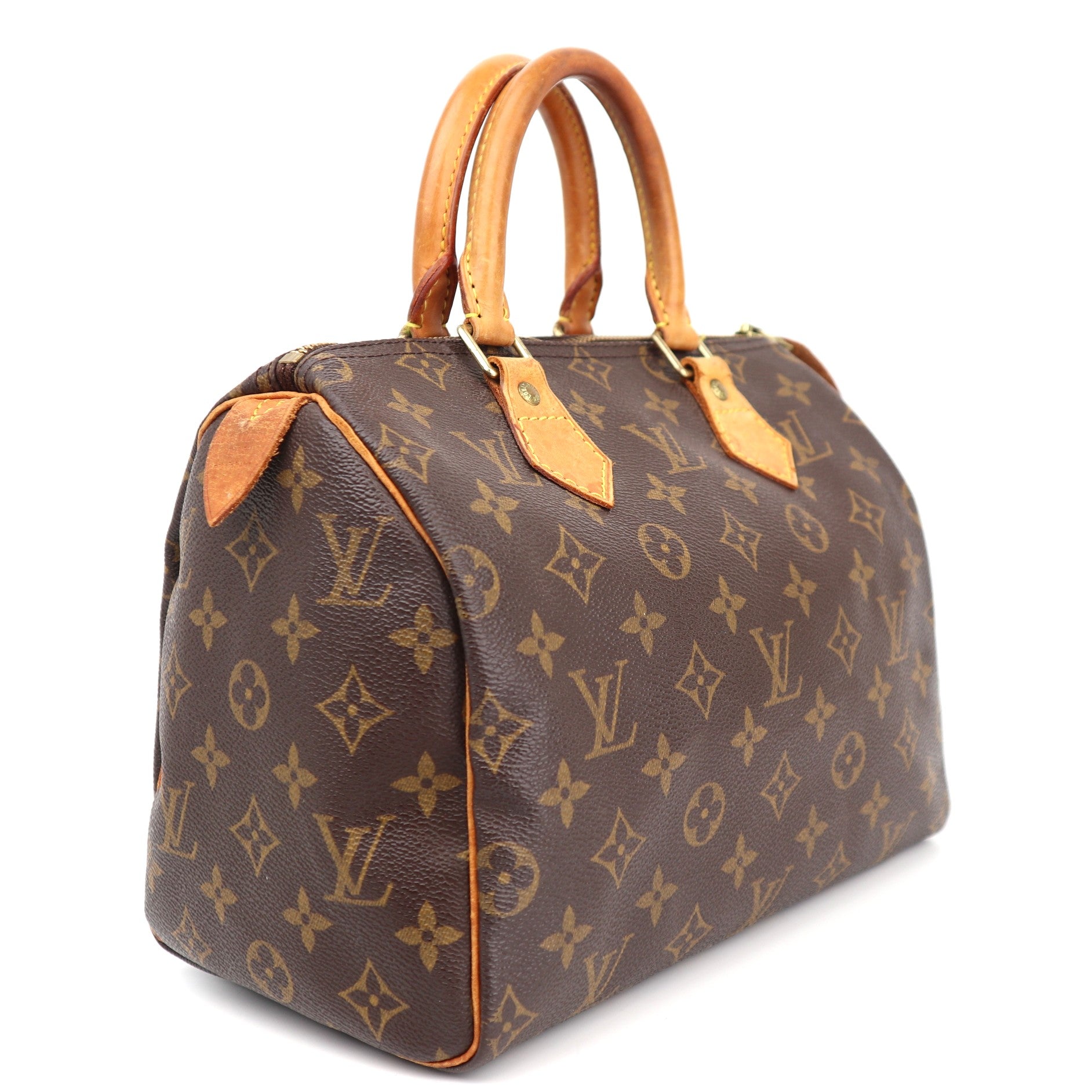 C1310 Louis Vuitton Monogram Canvas Speedy 25 Bag-Pre Owned