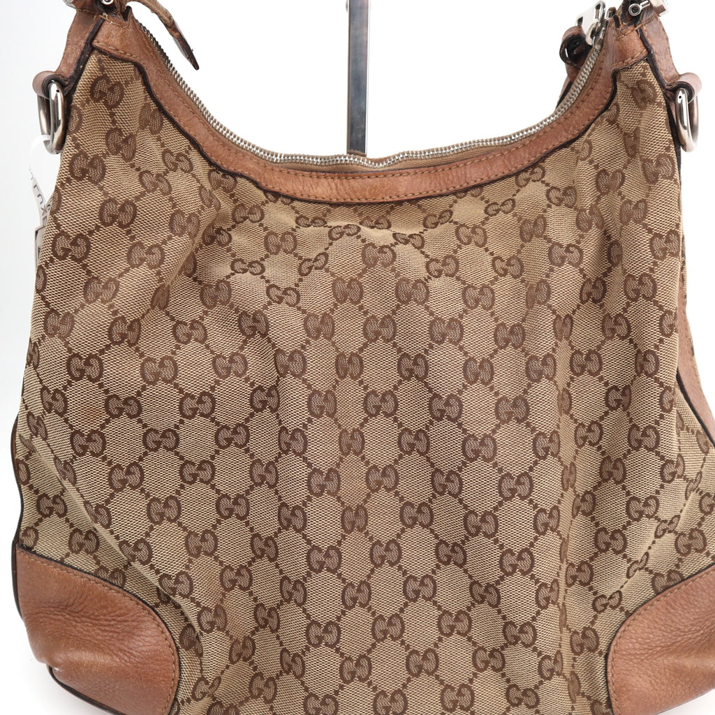 C2824 Gucci Shoulder Bag Beige/Brown GG Canvas Miss GG Original Hobo Bag | Pre-Owned Very Good Beige / Brown GG Canvas Canvas
