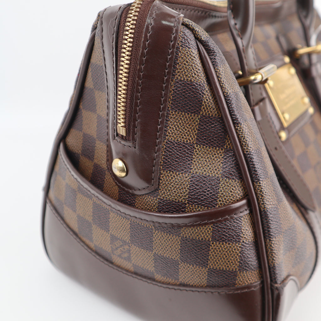 Louis Vuitton Damier Ebene Canvas Berkeley Bag Shoulder Bag C1895R| Pre-Owned Very Good Brown Damier Ebene Canvas