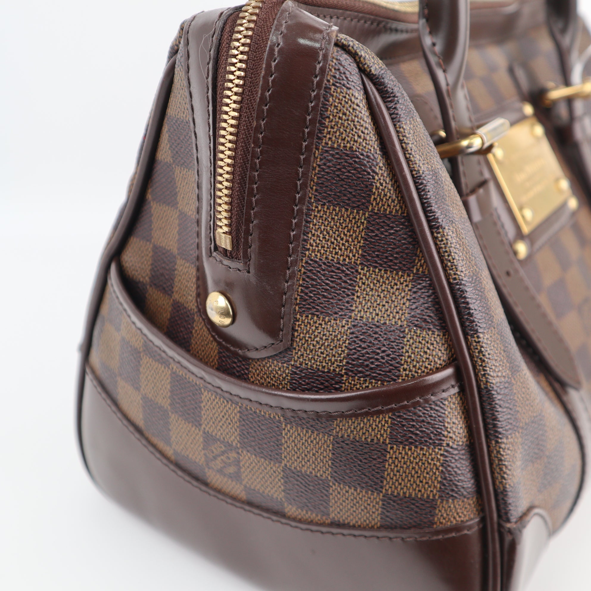 Louis Vuitton Damier Ebene Canvas Berkeley Bag Shoulder Bag C1895R | Pre-Owned Very Good Brown Damier Ebene Canvas