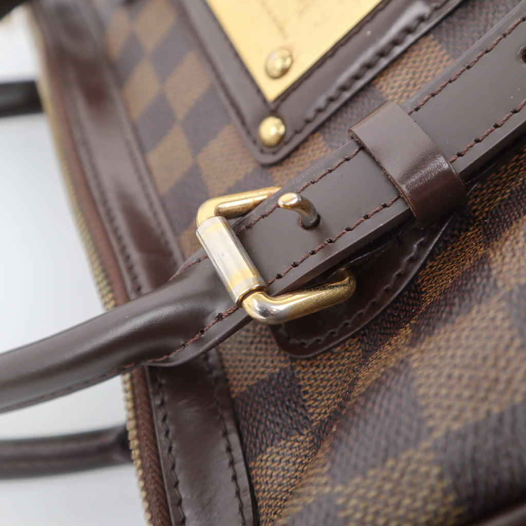 Louis Vuitton Damier Ebene Canvas Berkeley Bag Shoulder Bag C1895R| Pre-Owned Very Good Brown Damier Ebene Canvas