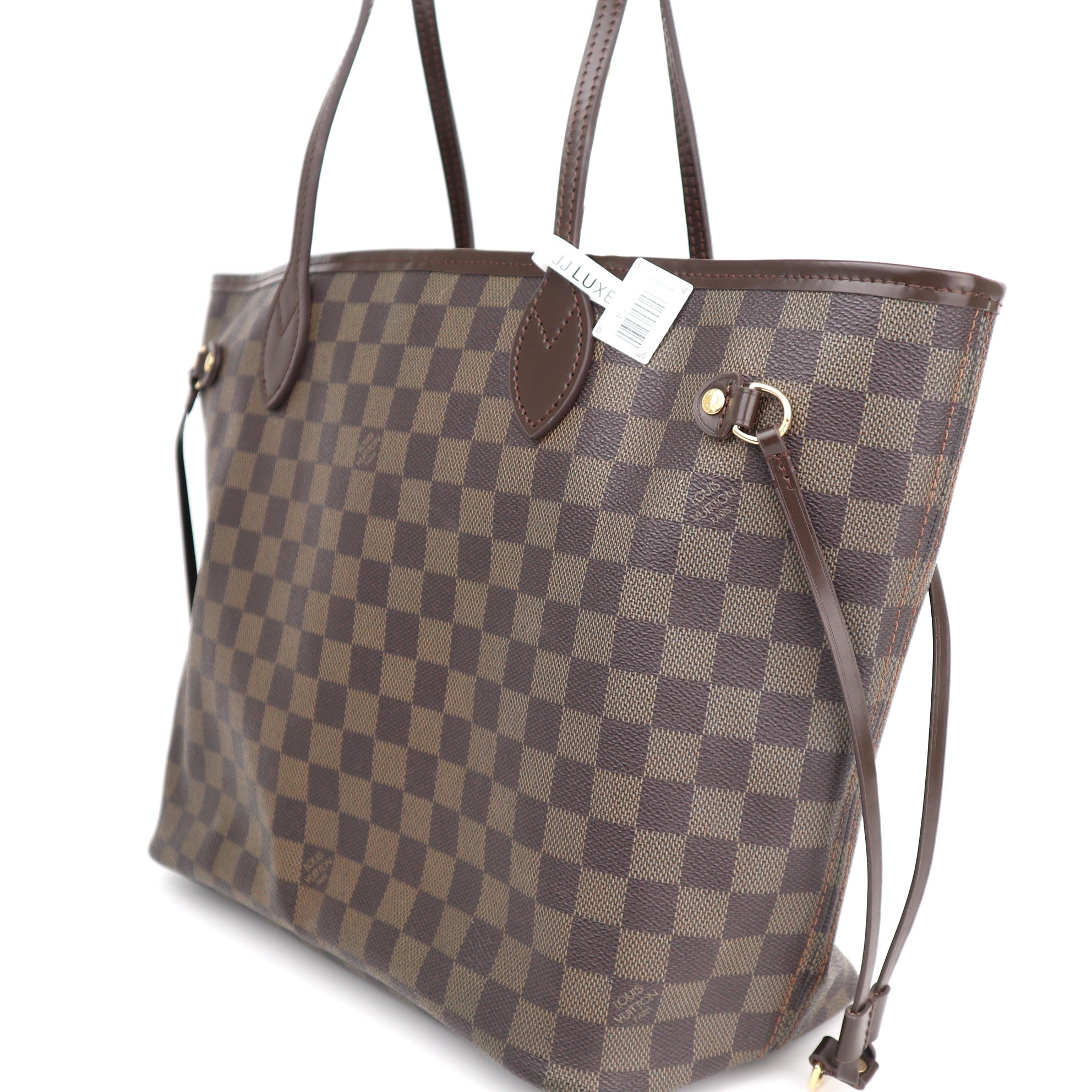 C1314 Louis Vuitton neverfull MM Damier Ebene-Pre Owned