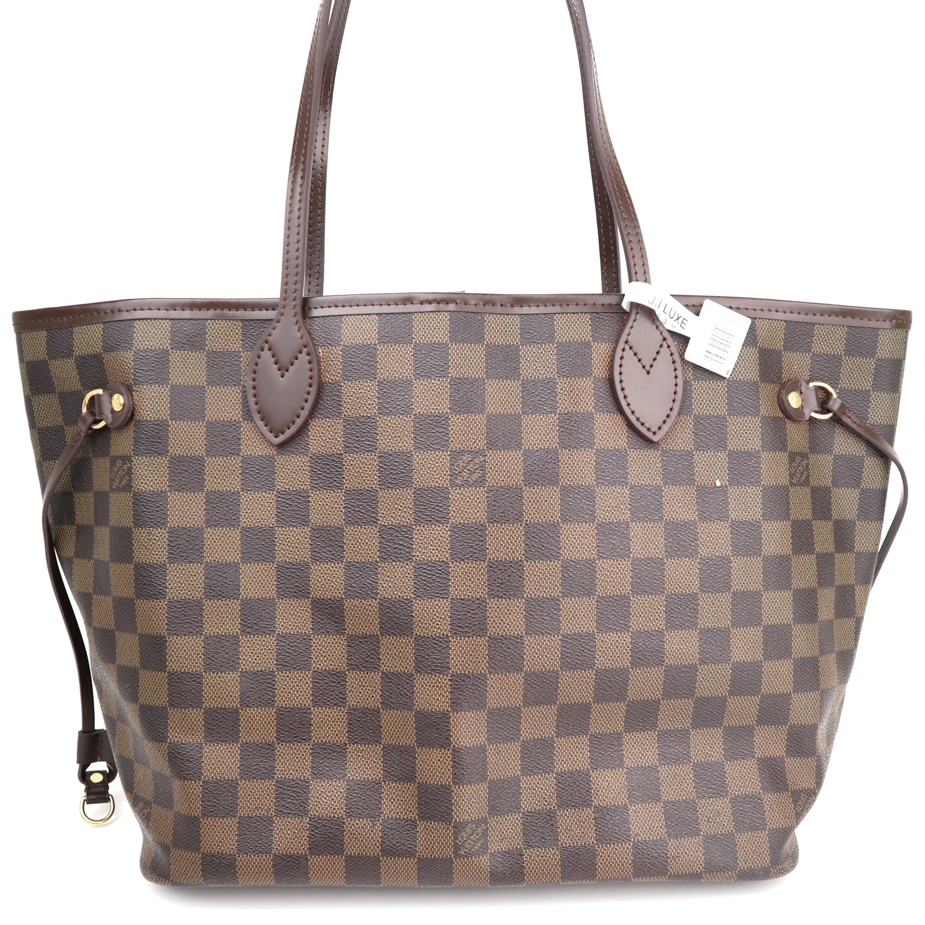C1315R Louis Vuitton neverfull MM Damier Ebene-Pre Owned