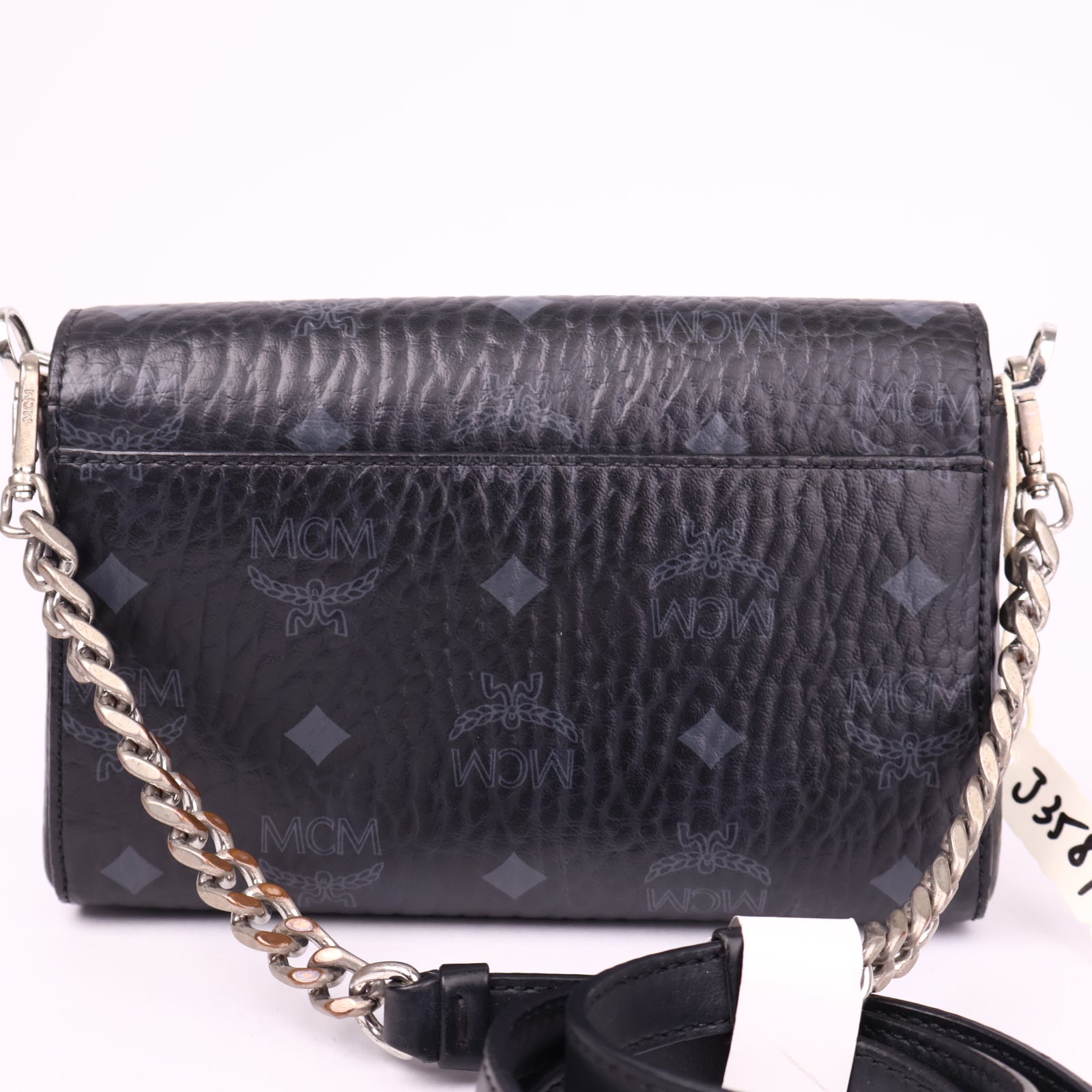J3589 MCM VISETOS WALLET ON CHAIN- Pre Owned