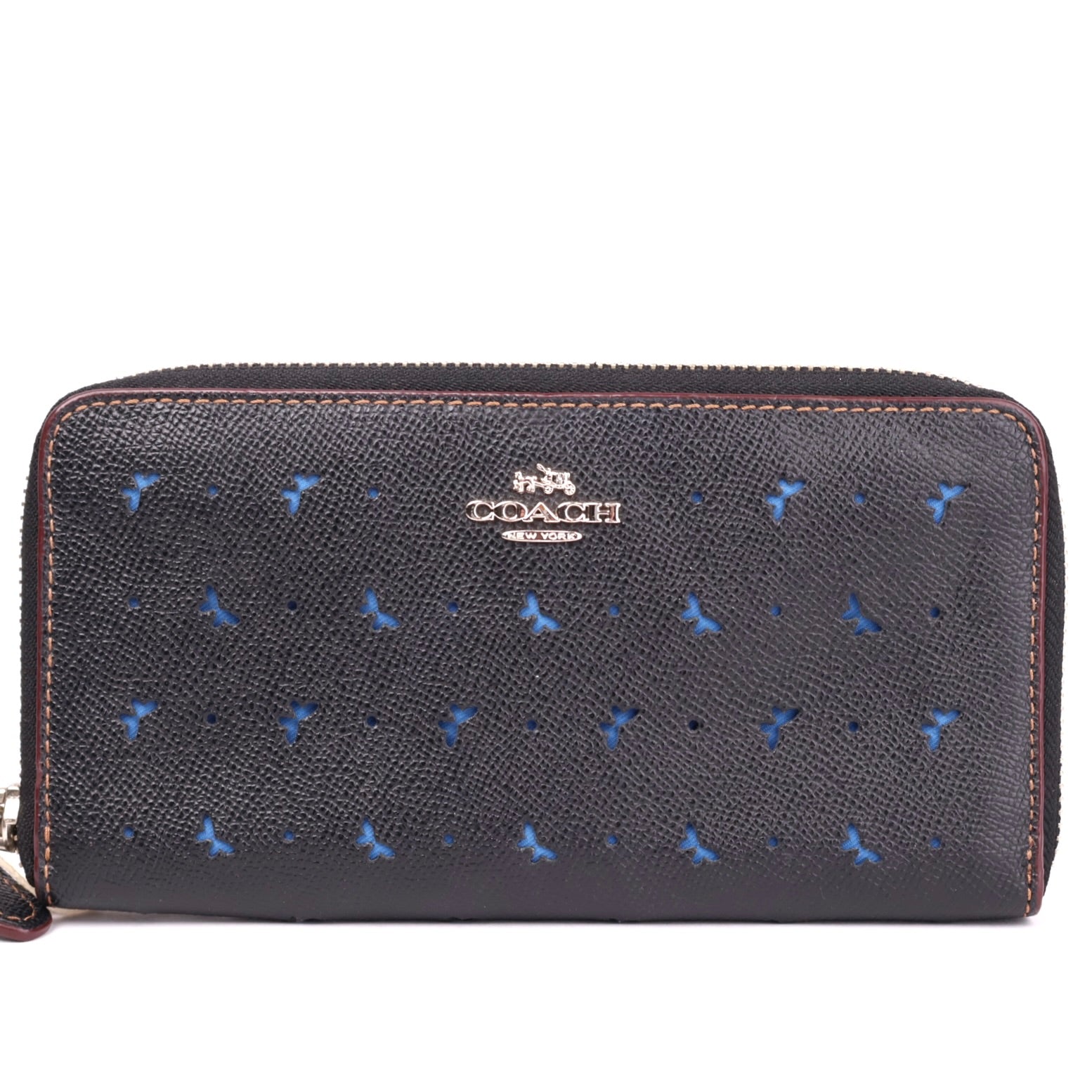 J3583 Coach Zip Sig Camo Wristlet Bag- Pre Owned