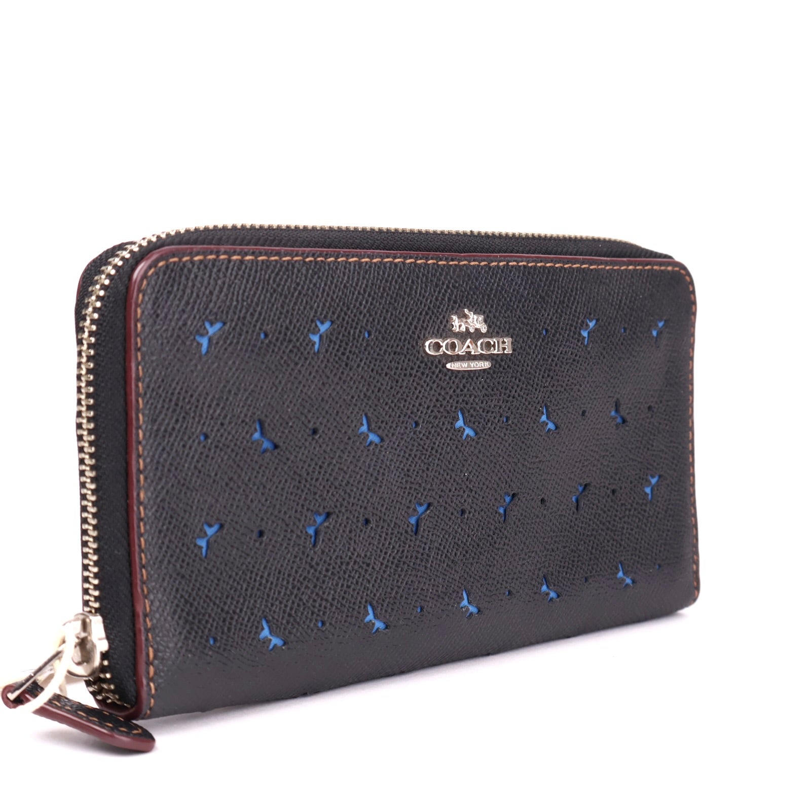 J3583 Coach Zip Sig Camo Wristlet Bag- Pre Owned