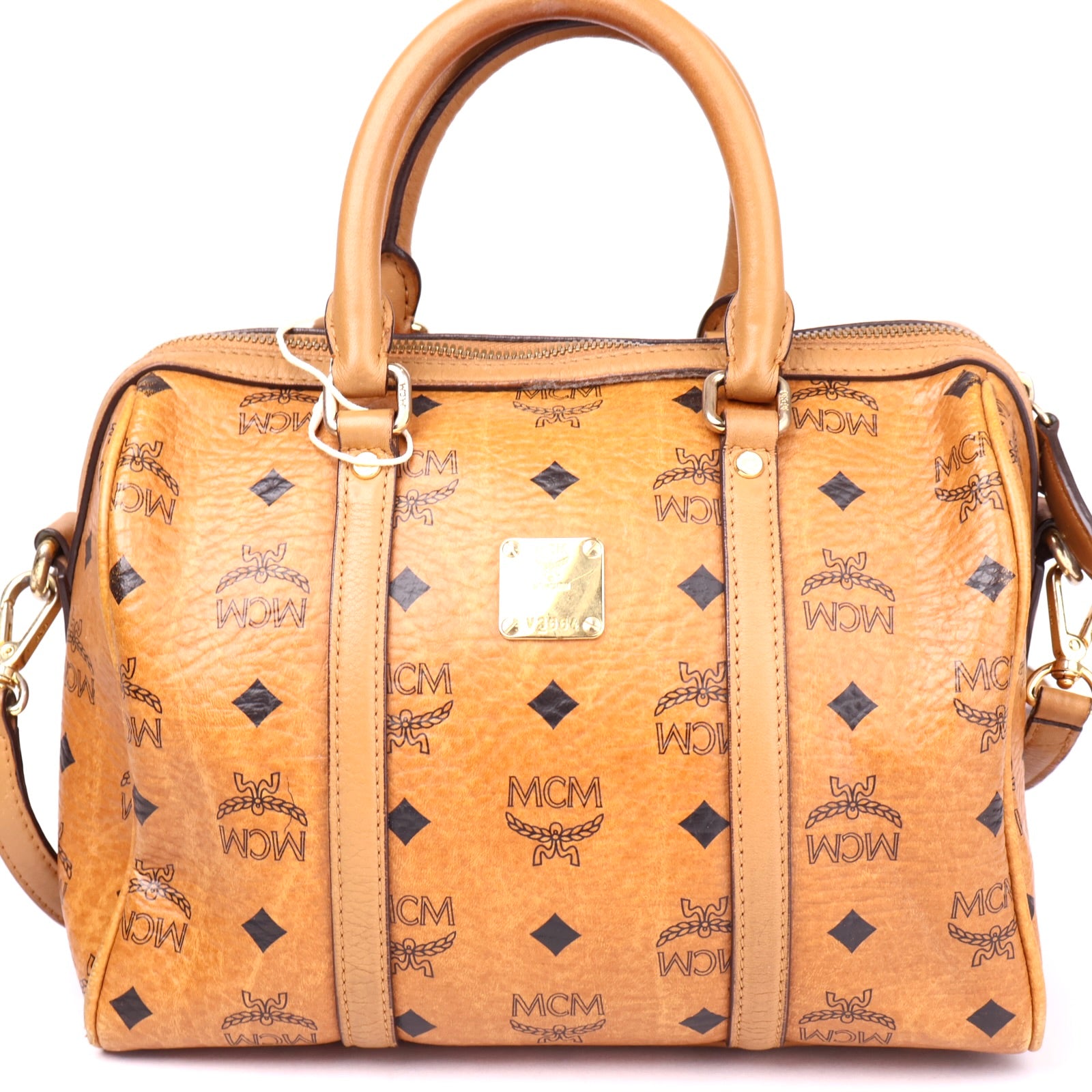 J3587 MCM Small Patricia Saddle Bag - Pre Owned