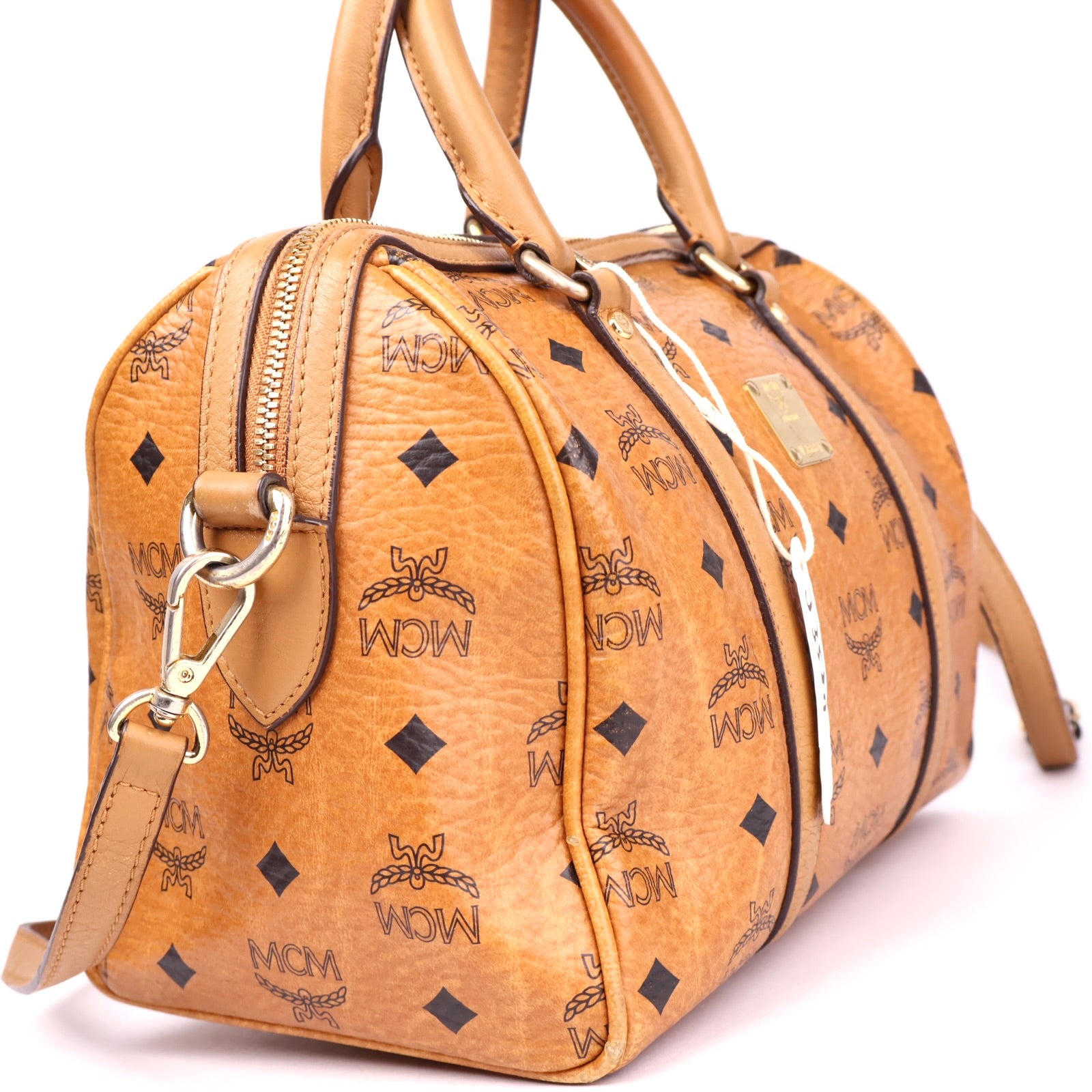 J3587 MCM Small Patricia Saddle Bag - Pre Owned