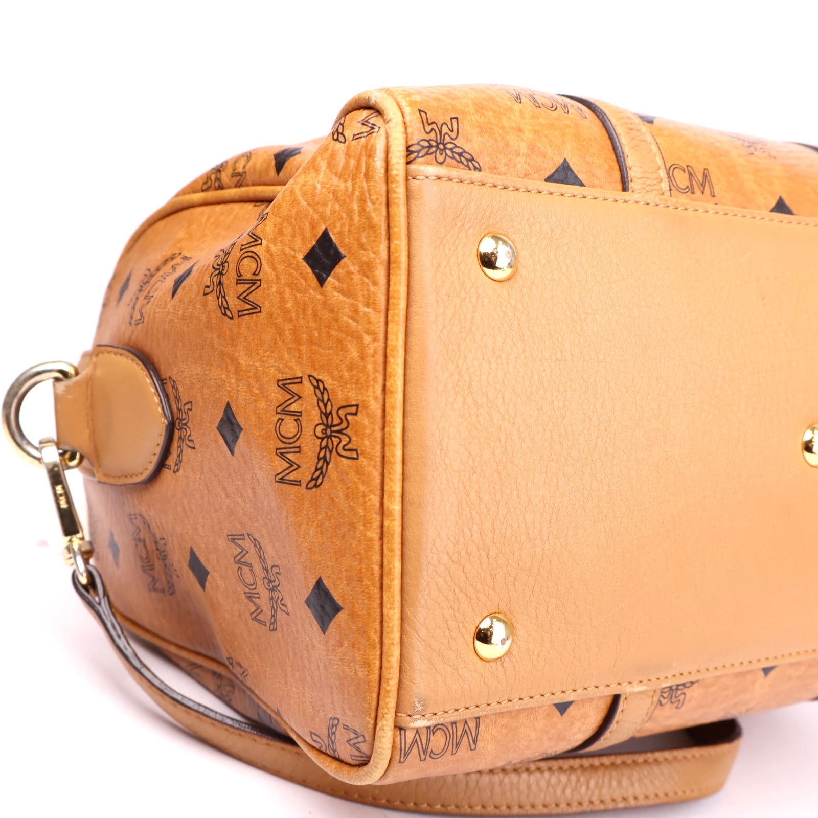 J3587 MCM Small Patricia Saddle Bag - Pre Owned