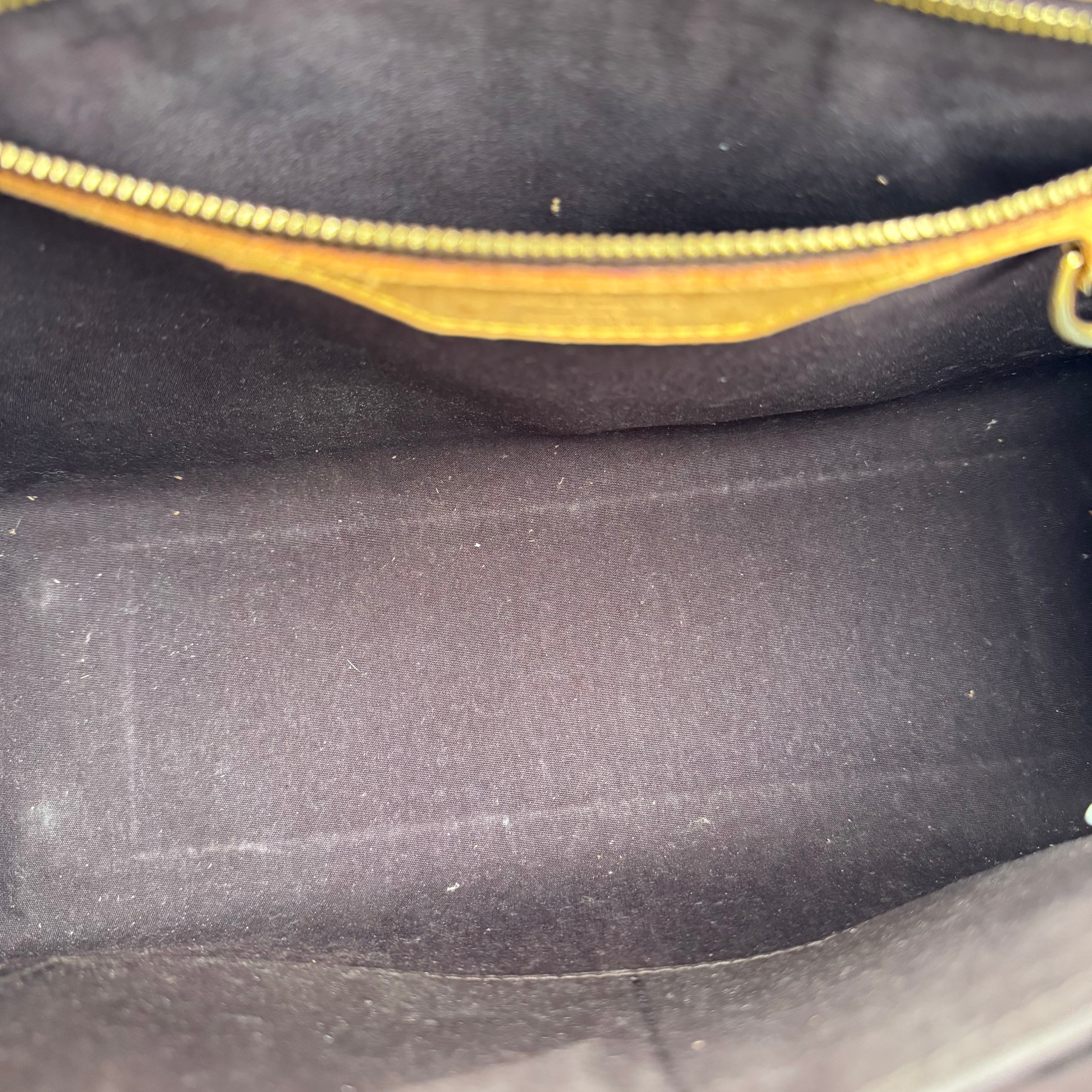 J3728 Louis Vuitton Monogram Vernis Brea MM Satchel- Pre Owned