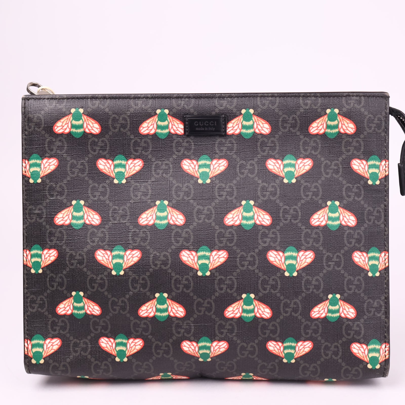 J3581 Gucci GG Supreme Bestiary Pouch- Pre Owned