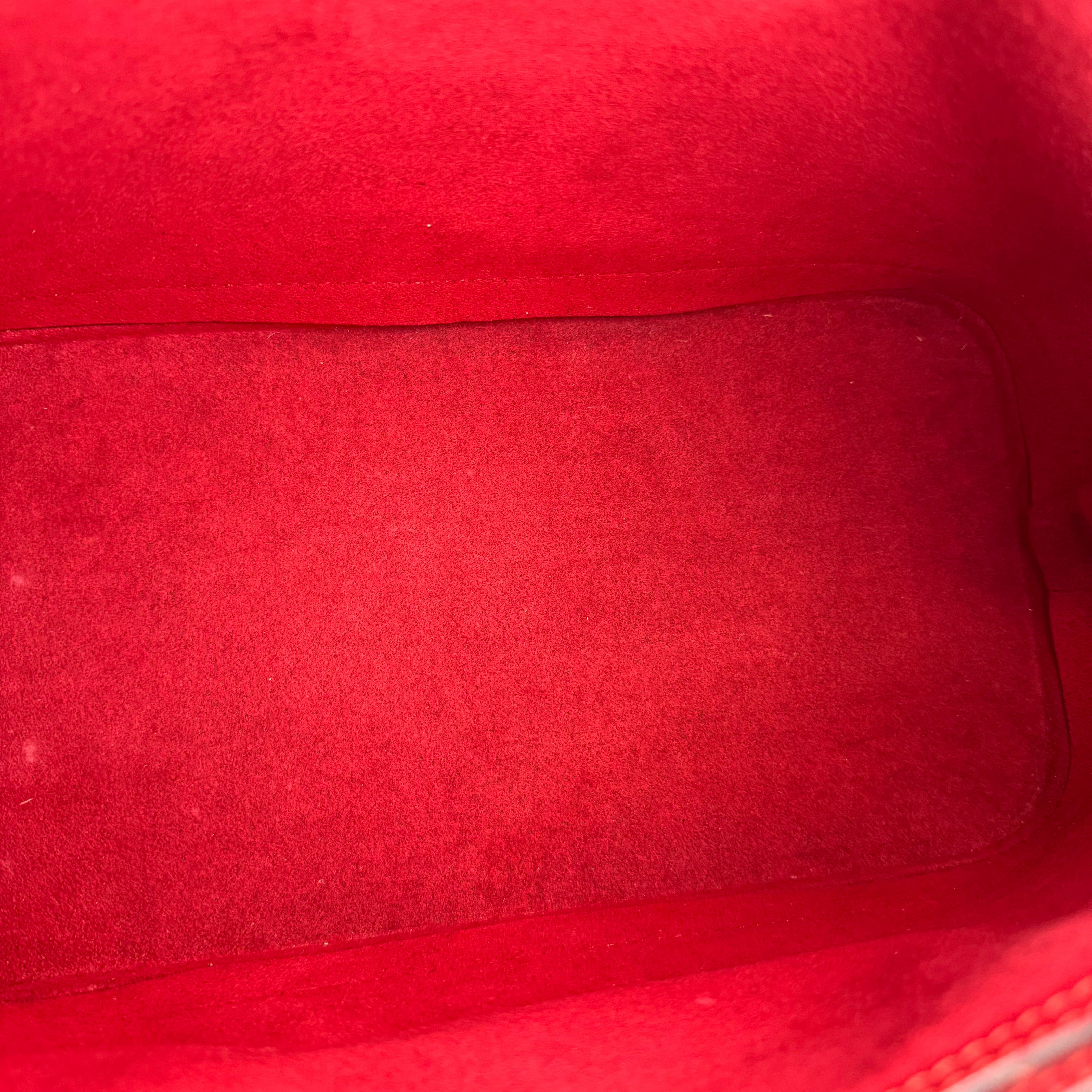 J3443 LOUIS VUITTON Epi Alma PM Castillan Red Bag- Pre Owned