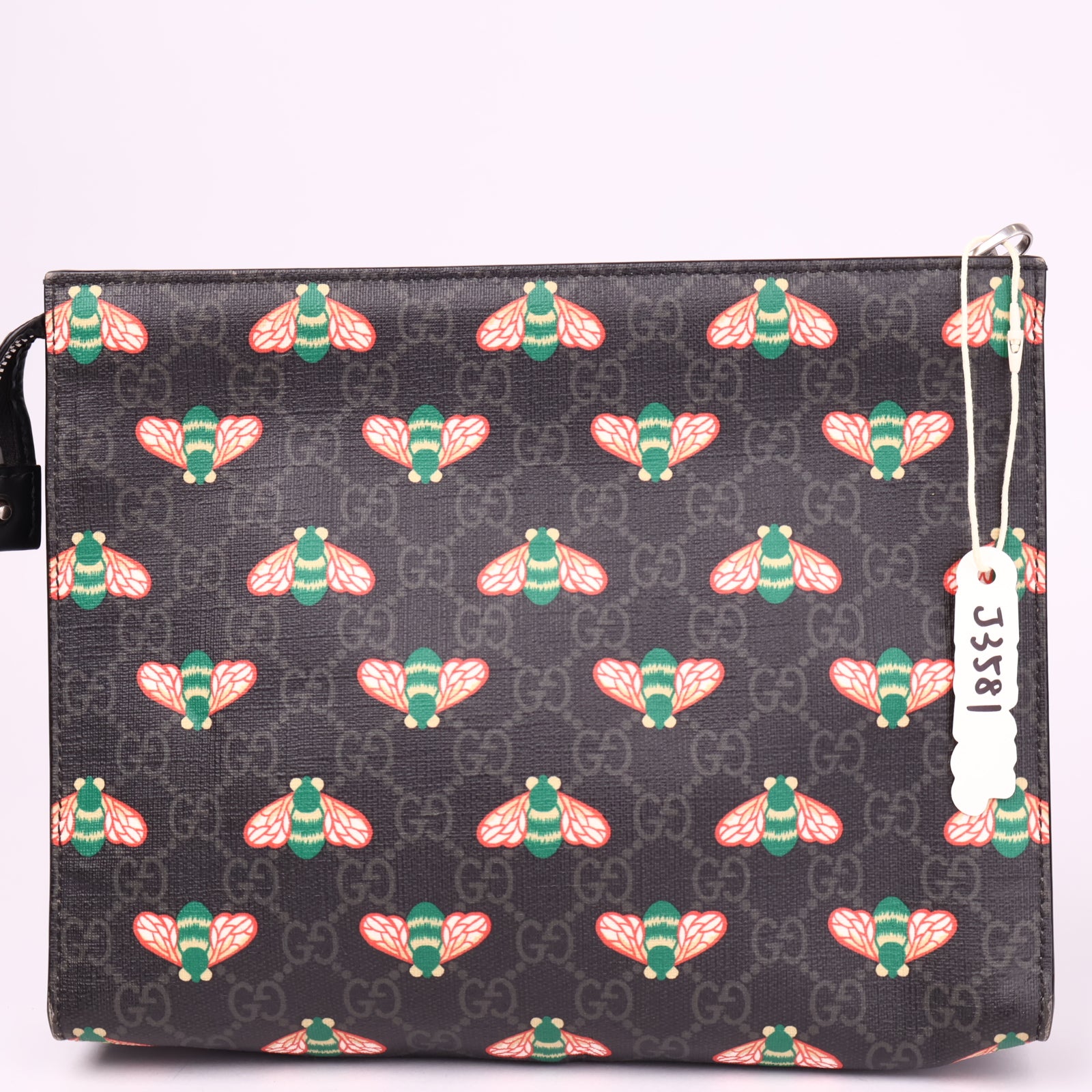 J3581 Gucci GG Supreme Bestiary Pouch- Pre Owned
