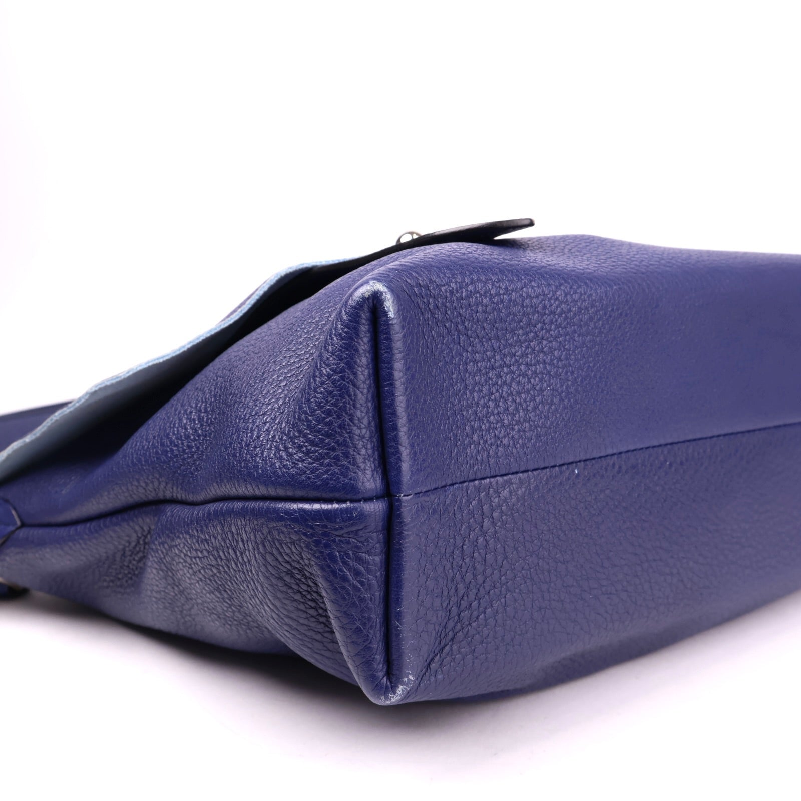 J3584 Loewe Leather Lorca Blue Handle Bags- Pre Owned