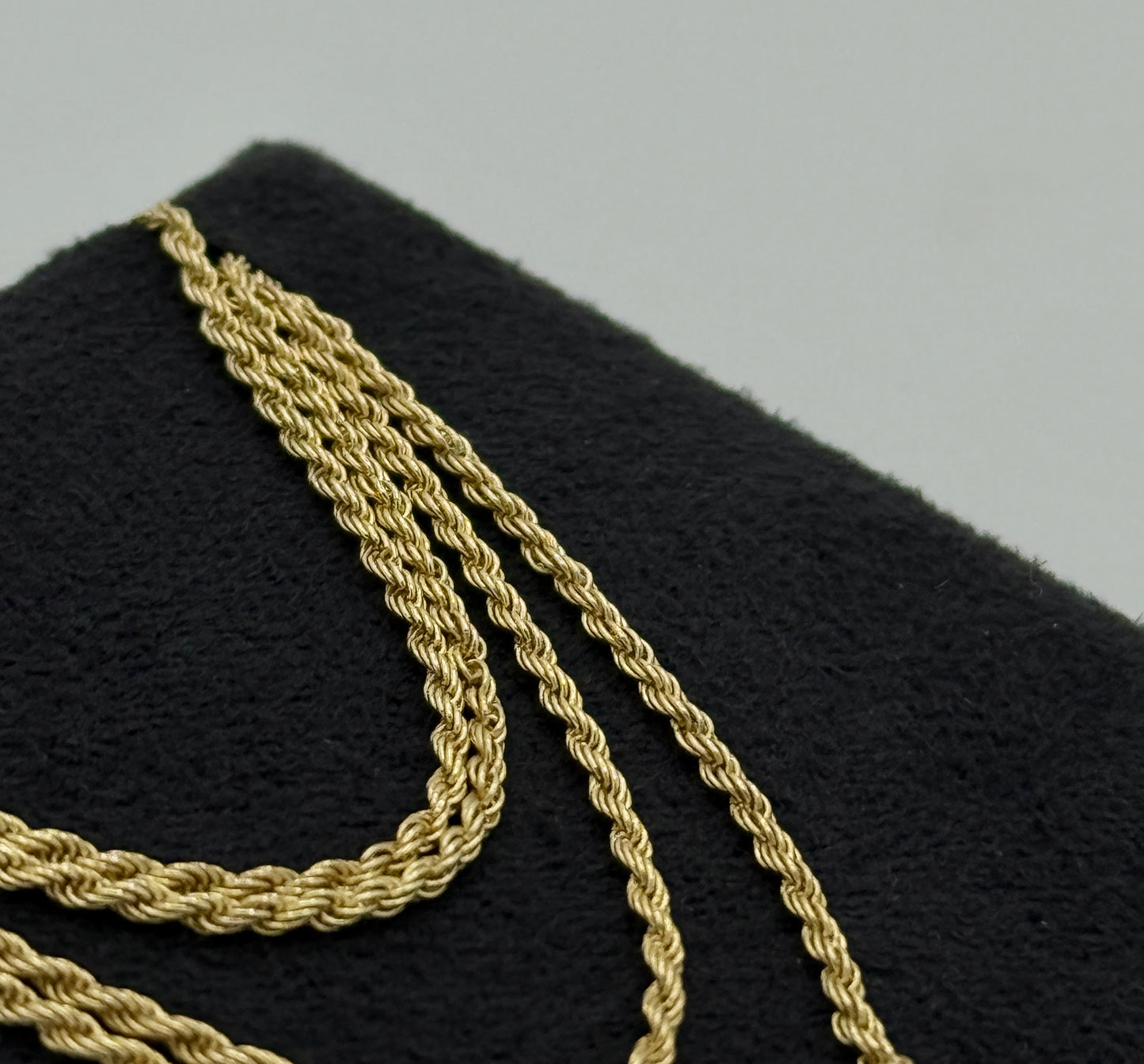 Pragnell Small Rope Style Chain (45cm) 18ct Yellow Gold