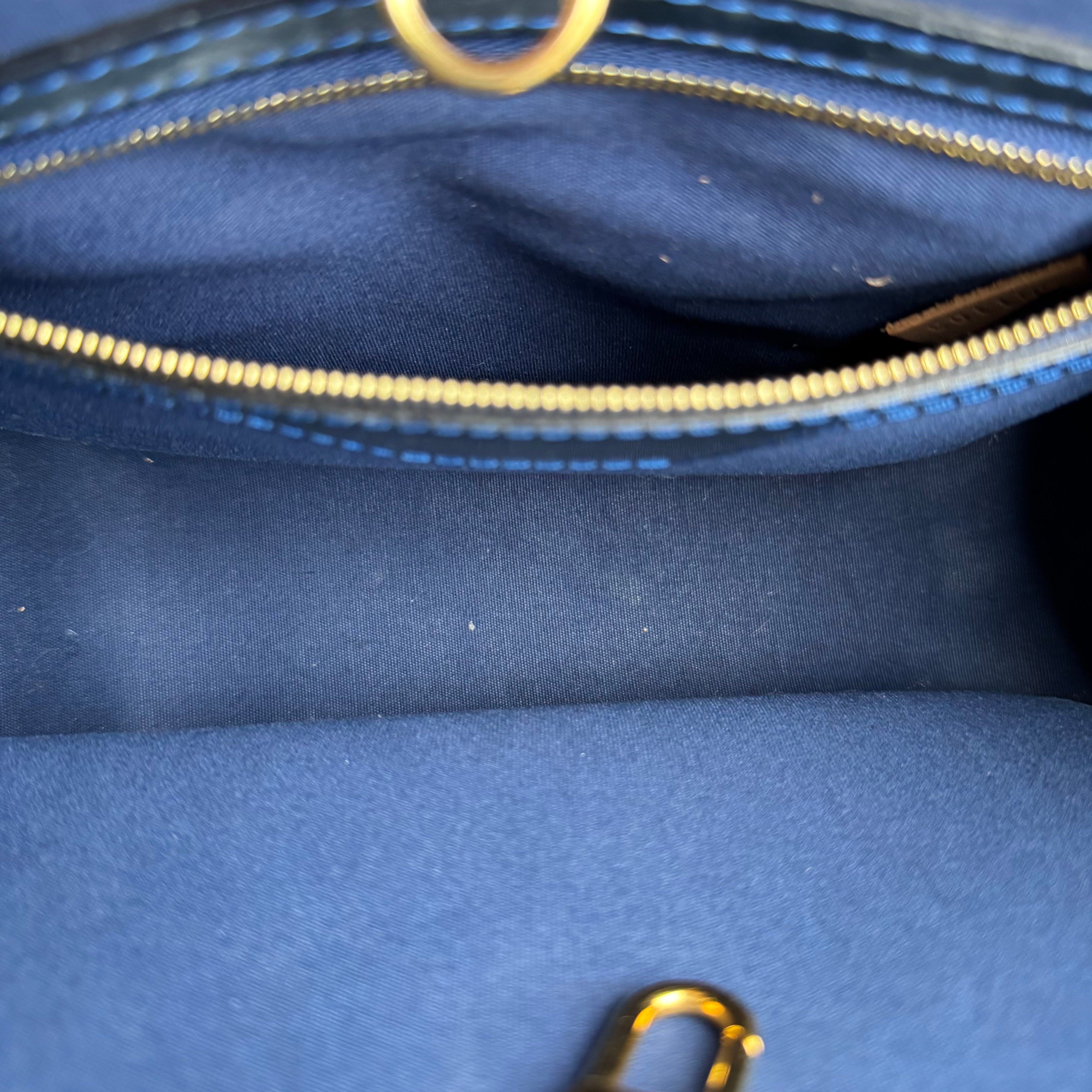 J3744 Louis Vuitton Vernis Catalina BB Grand Blue- Pre Owned