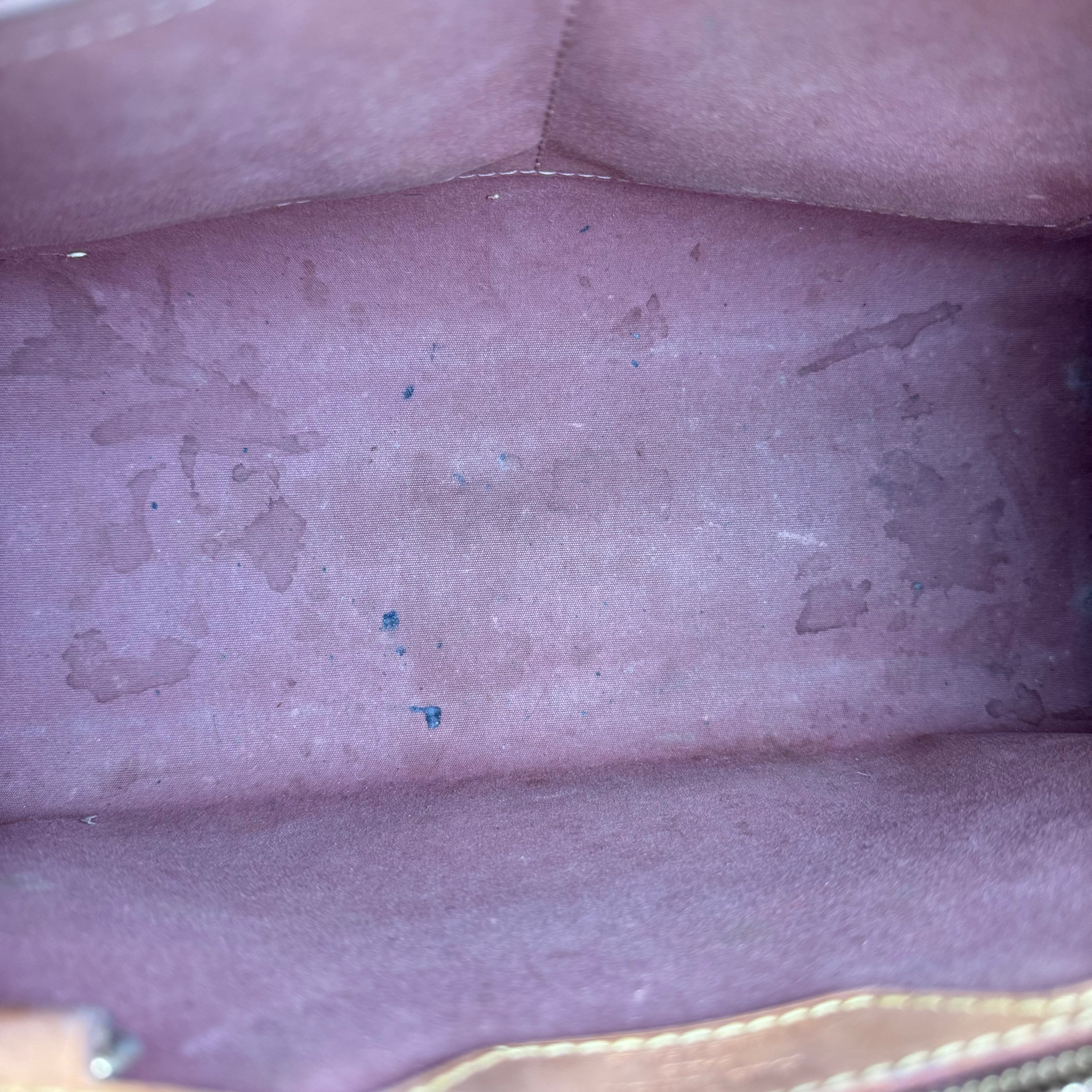 J3741 Louis Vuitton Monogram Vernis Brea MM Satchel- Pre Owned