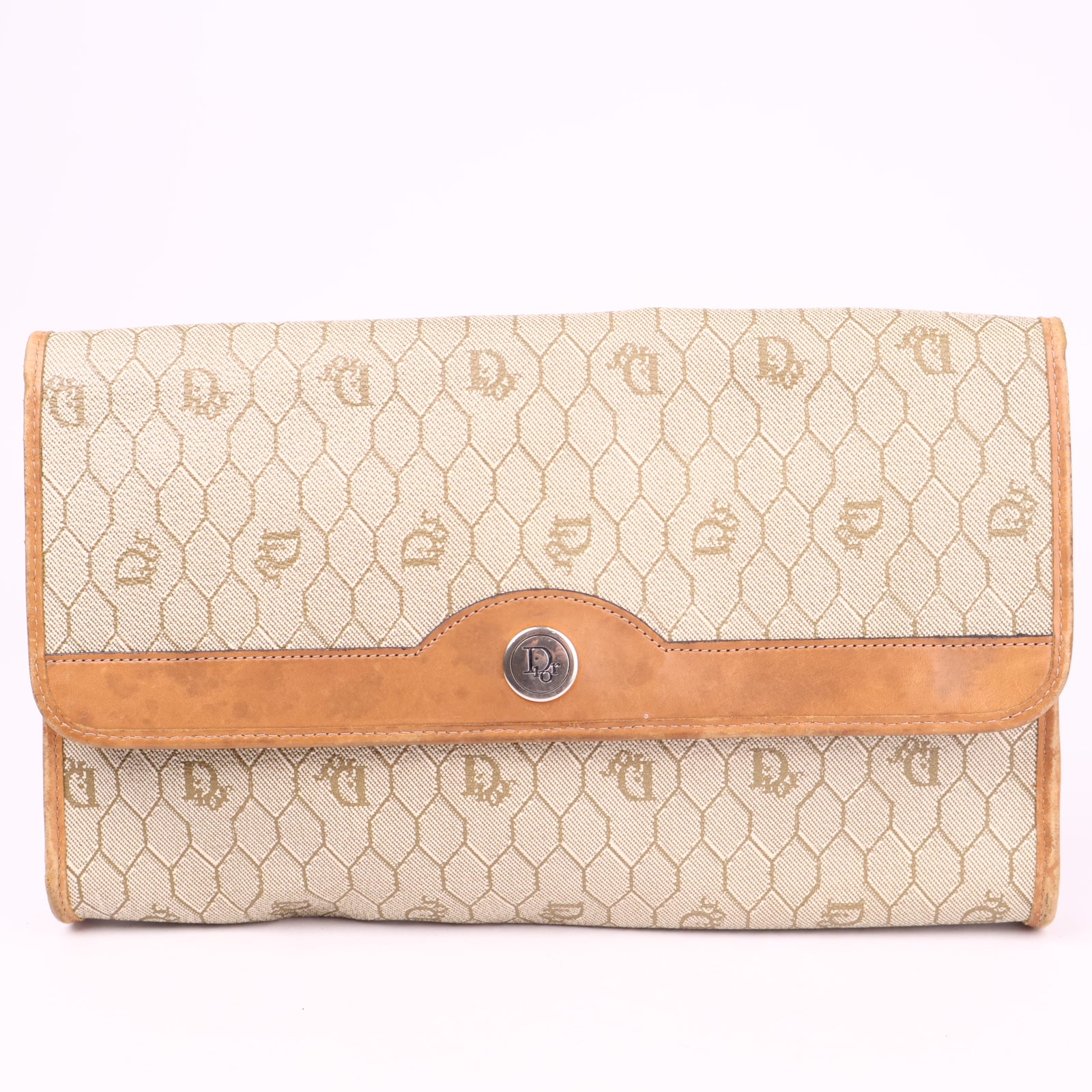 J3580 Christian Dior Honeycomb Shoulder Bag- Pre Owned