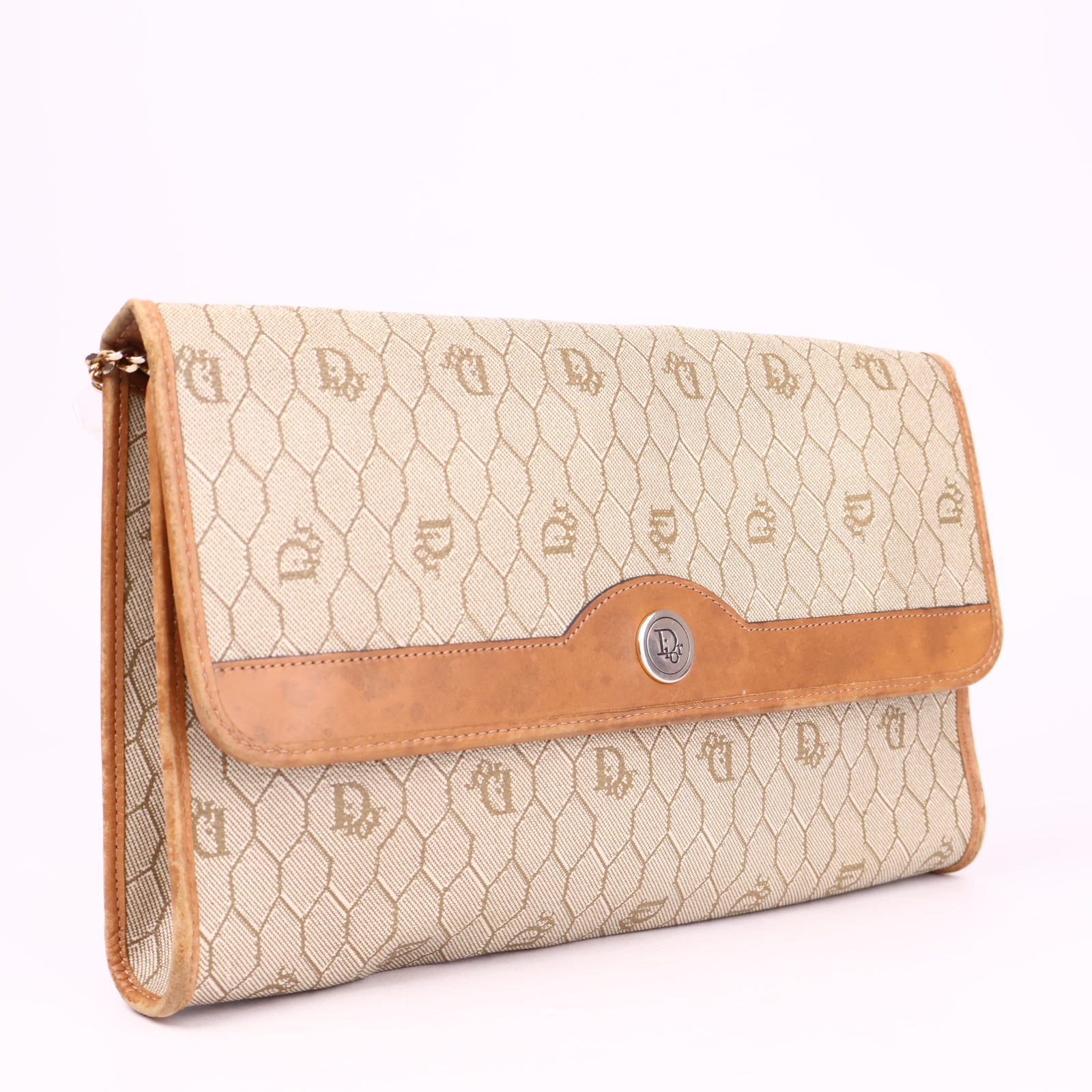 J3580 Christian Dior Honeycomb Shoulder Bag- Pre Owned