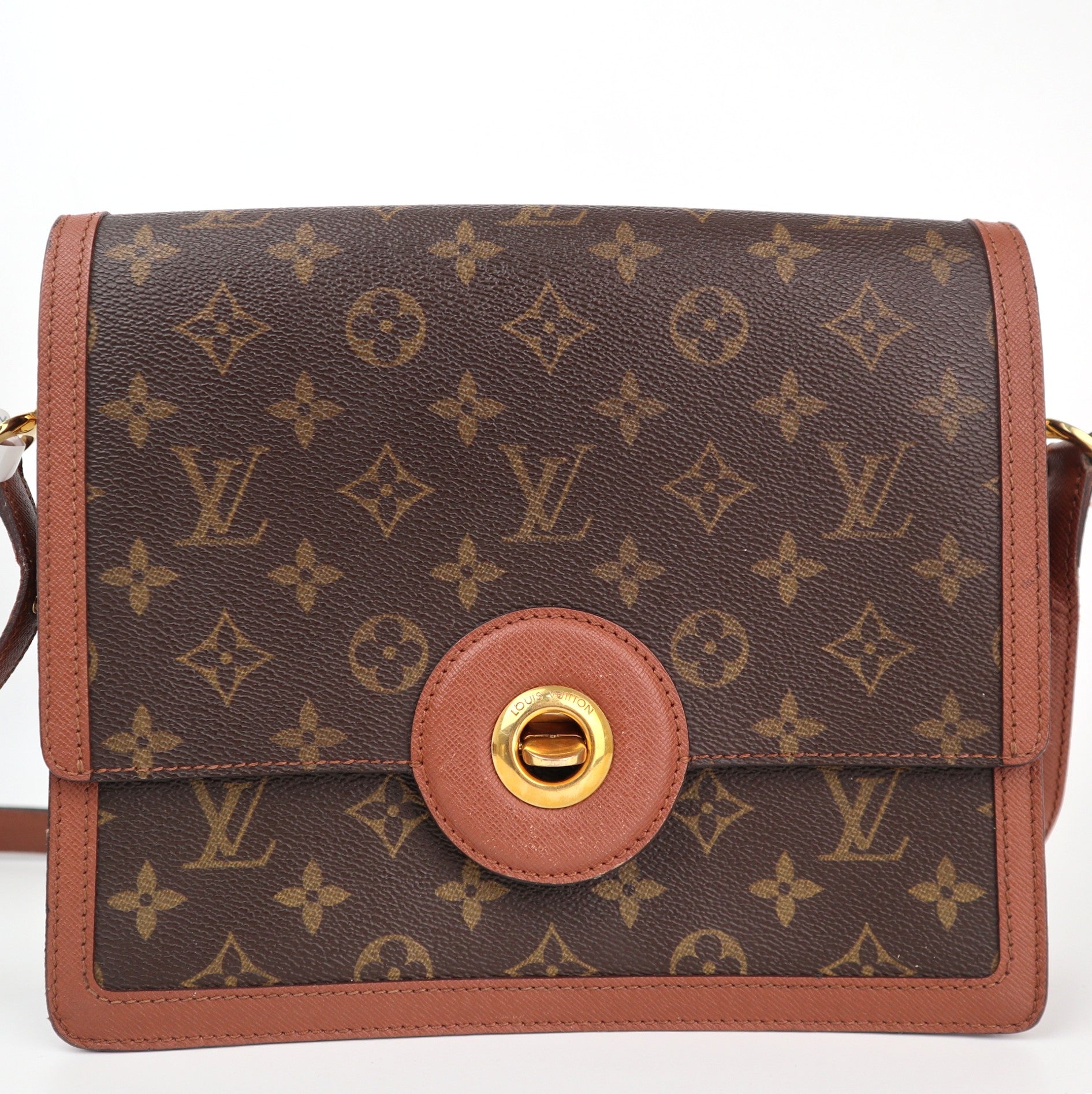 Louis Vuitton Monogram Raspai Vintage Shoulder Bag Shoulder Bag C1904 | Pre-Owned Very Good Brown Monogram Canvas