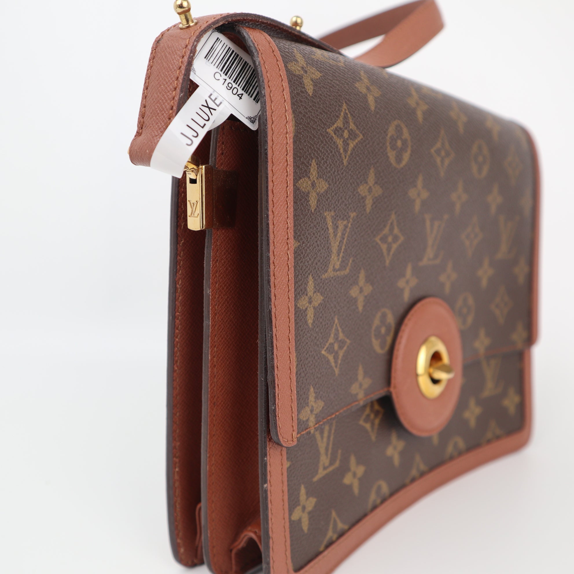 Louis Vuitton Monogram Raspai Vintage Shoulder Bag Shoulder Bag C1904 | Pre-Owned Very Good Brown Monogram Canvas