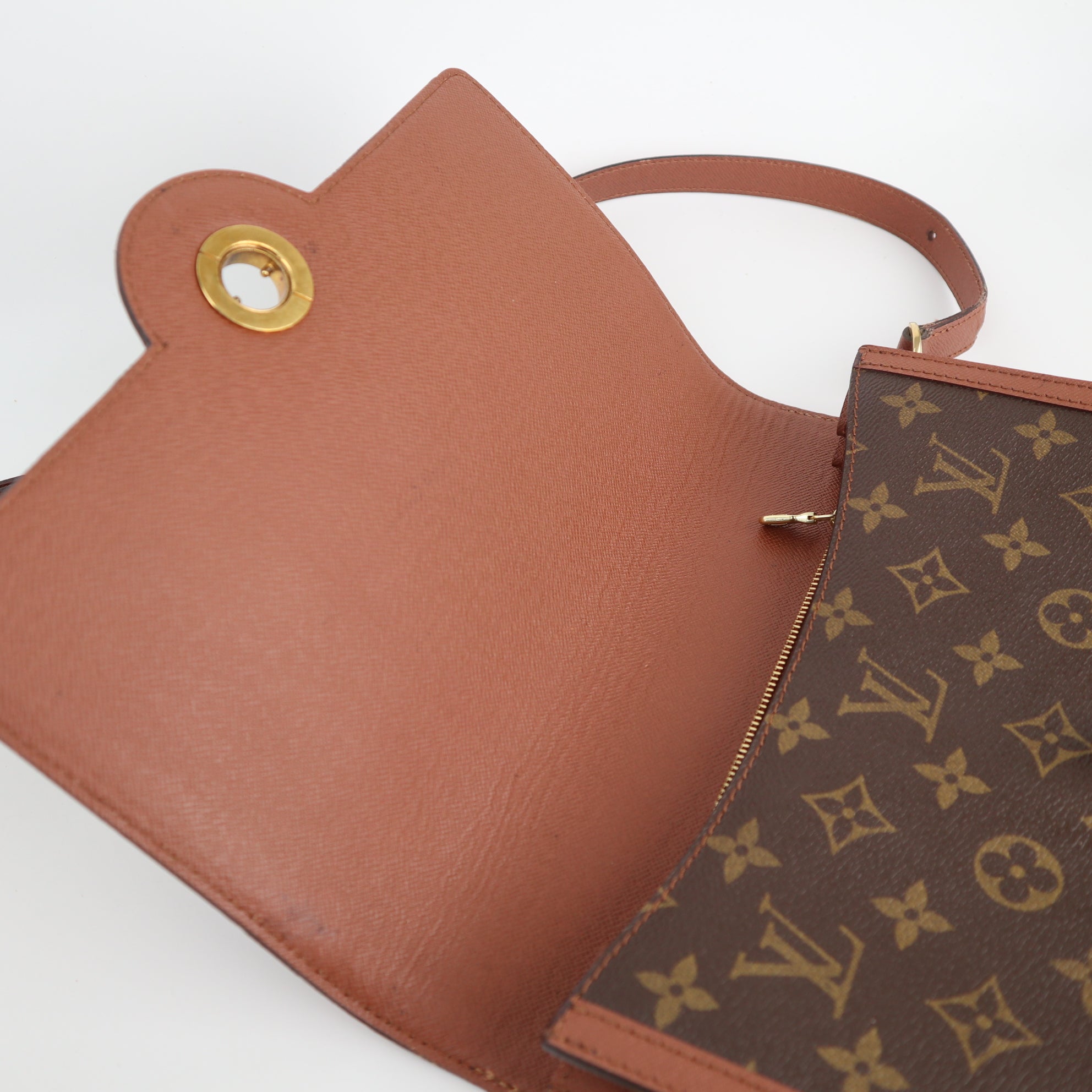 Louis Vuitton Monogram Raspai Vintage Shoulder Bag Shoulder Bag C1904 | Pre-Owned Very Good Brown Monogram Canvas