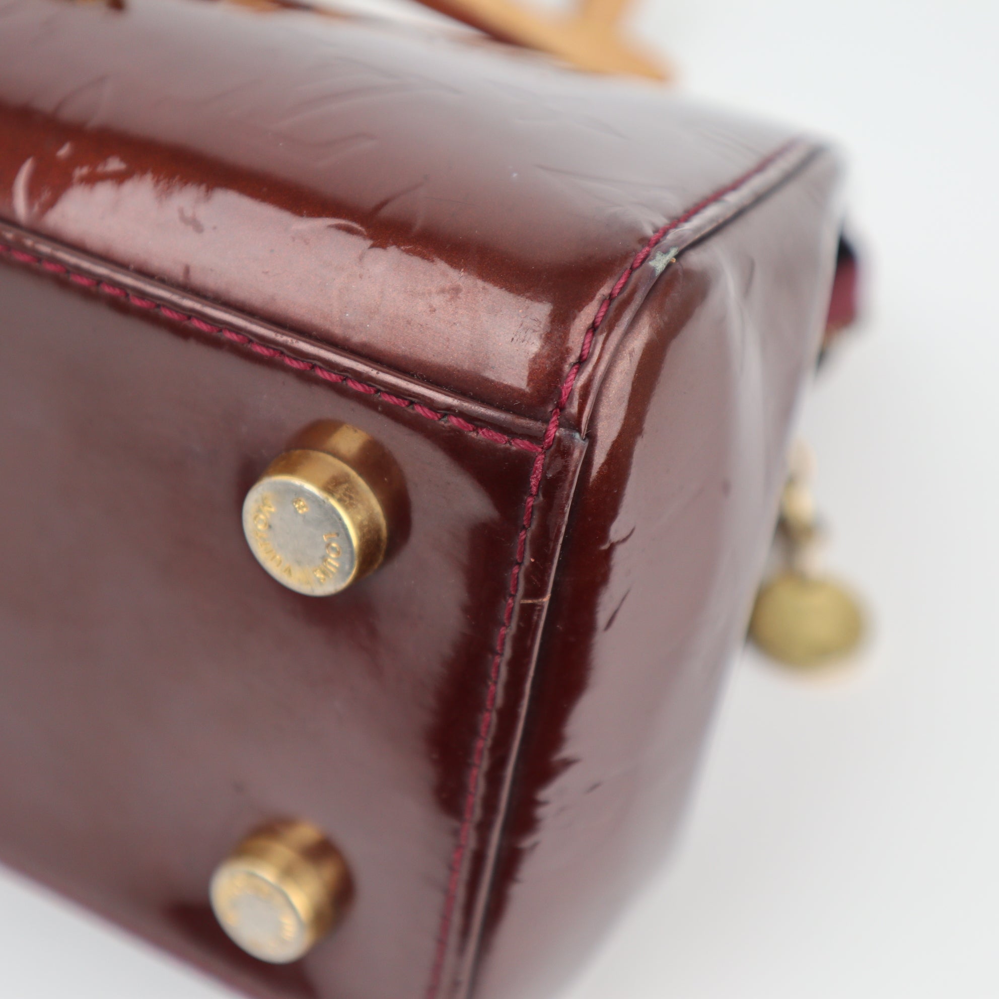 Louis Vuitton Monogram Vernis Brea MM Shoulder Bag C1905 | Pre-Owned Very Good Brown Monogram, Monogram Vernis Canvas, Leather