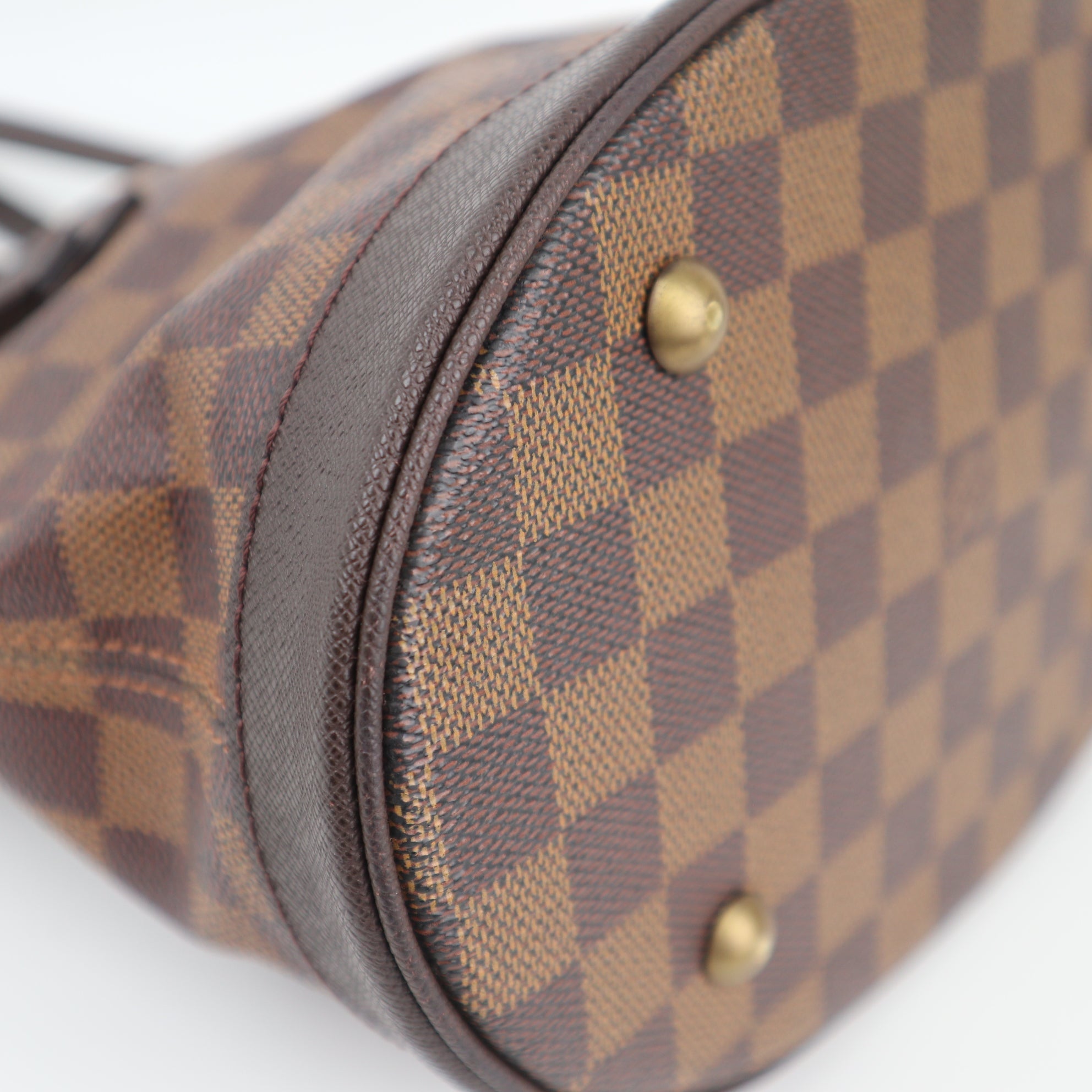C1906R Louis Vuitton Bucket Bag Marais Bucket | Pre-Owned Excellent Brown Damier Ebene Canvas